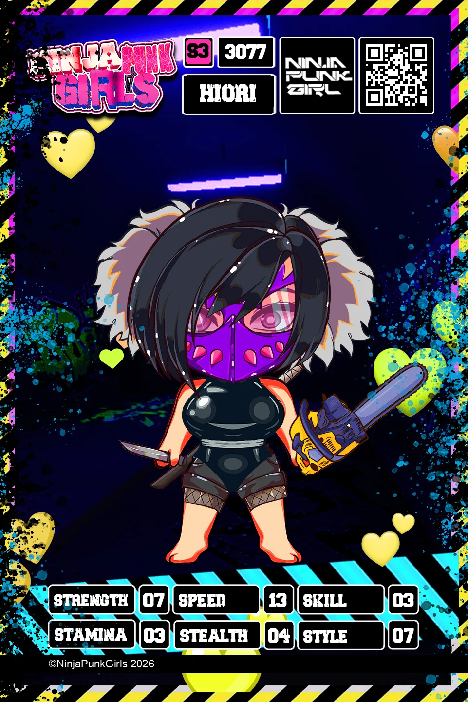 Rebuilt card #3077 Hiori