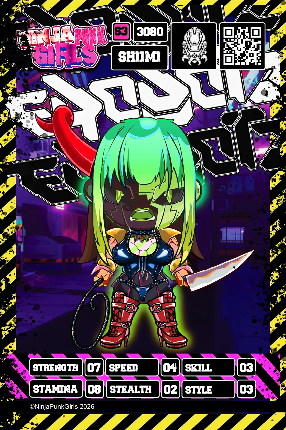 Rebuilt card #3080 Shiimi