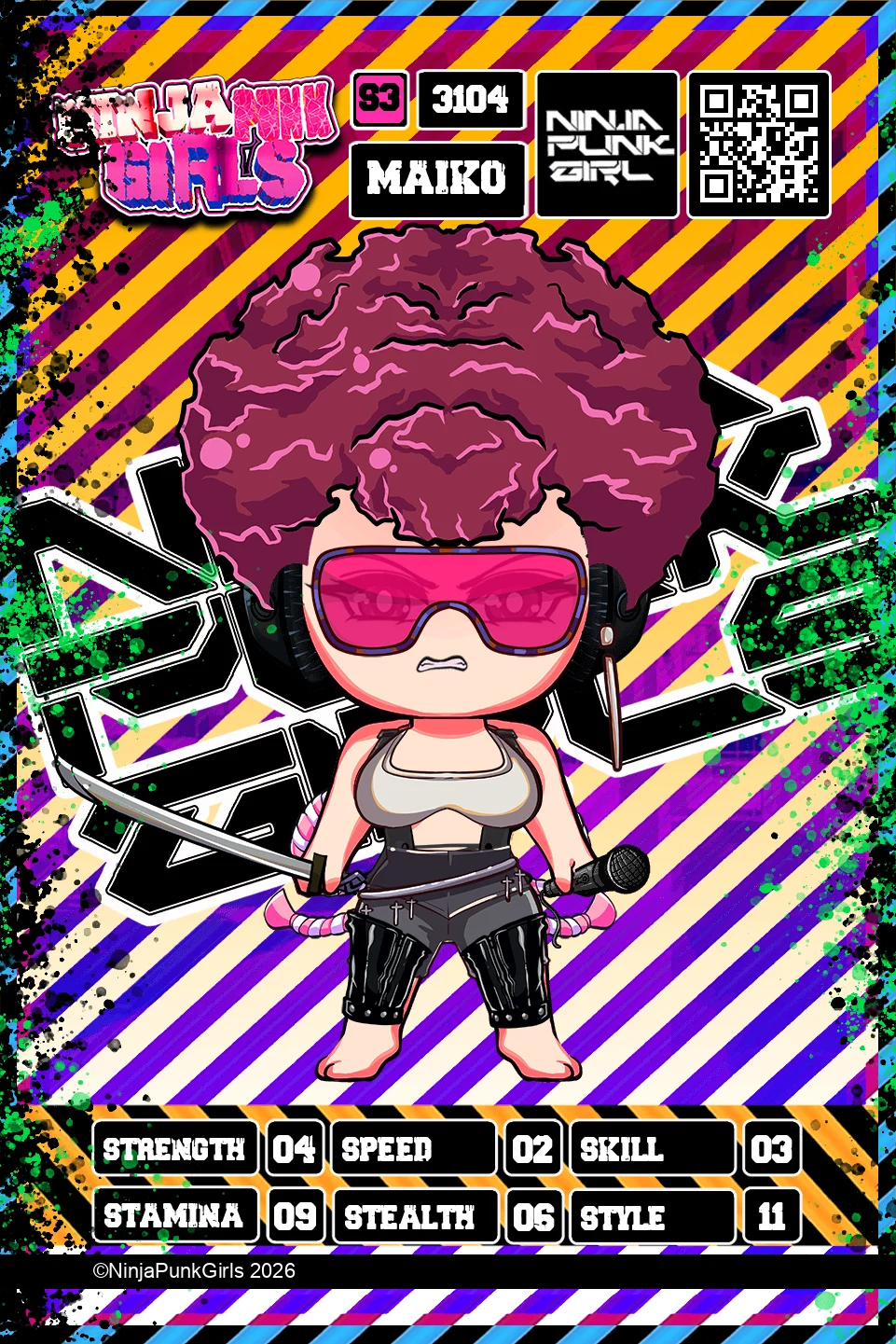 Rebuilt card #3104 Maiko