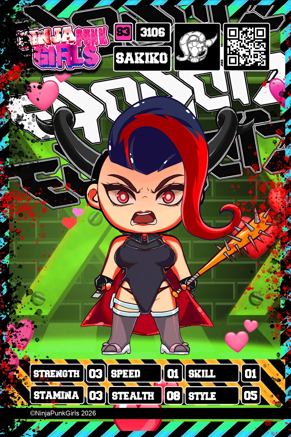 Rebuilt card #3106 Sakiko