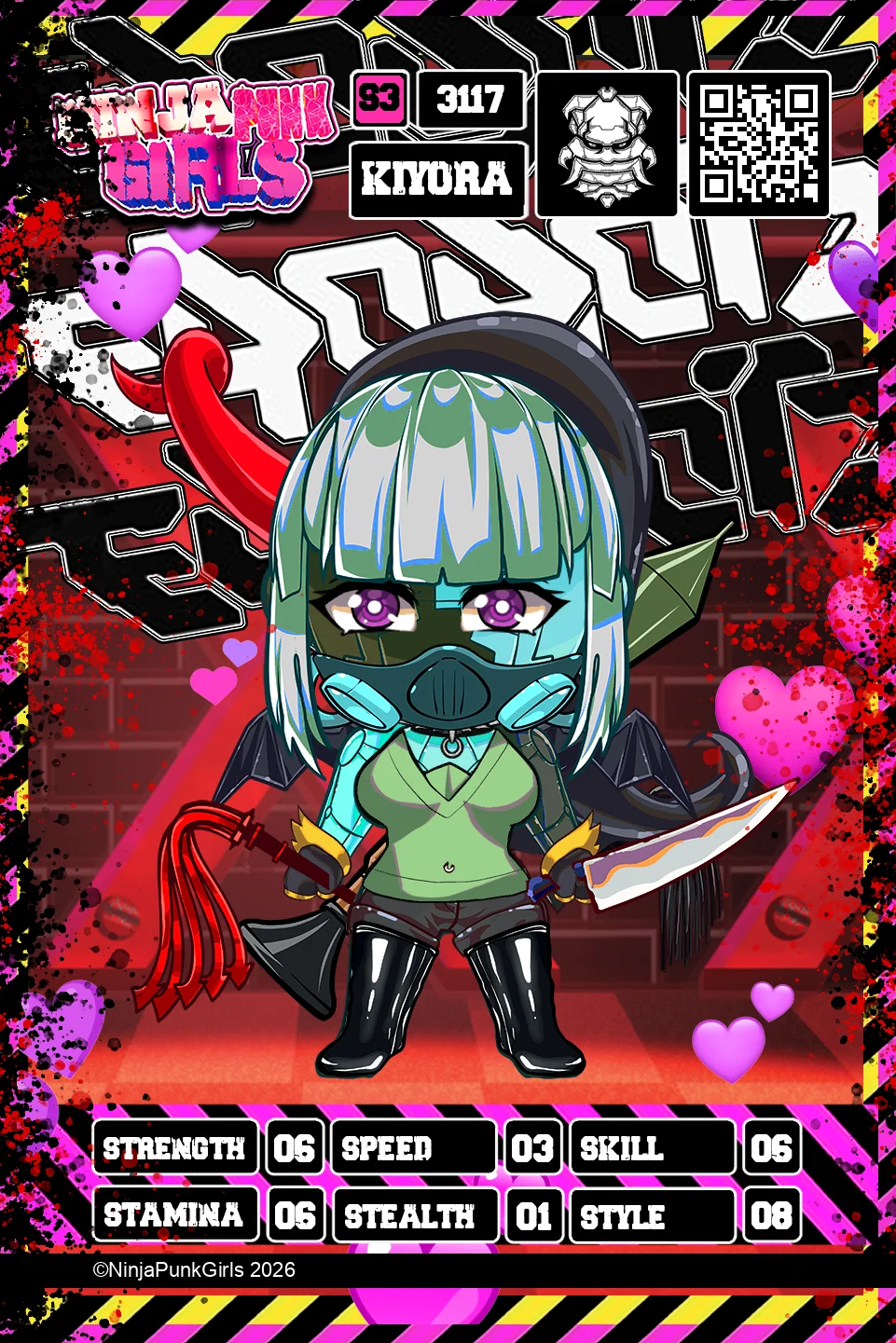 Rebuilt card #3117 Kiyora