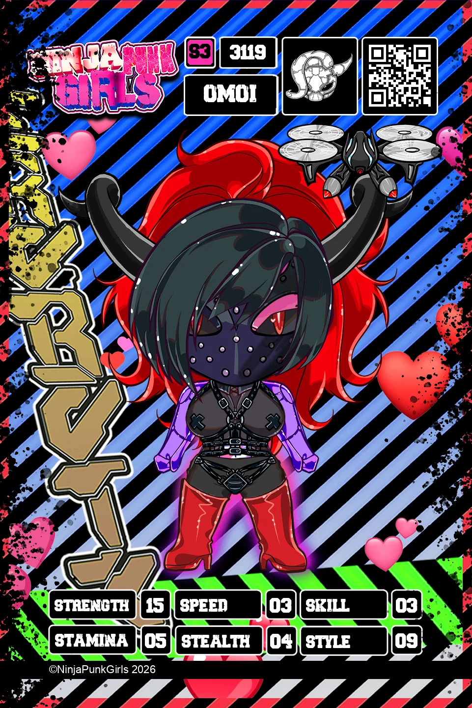 Rebuilt card #3119 Omoi