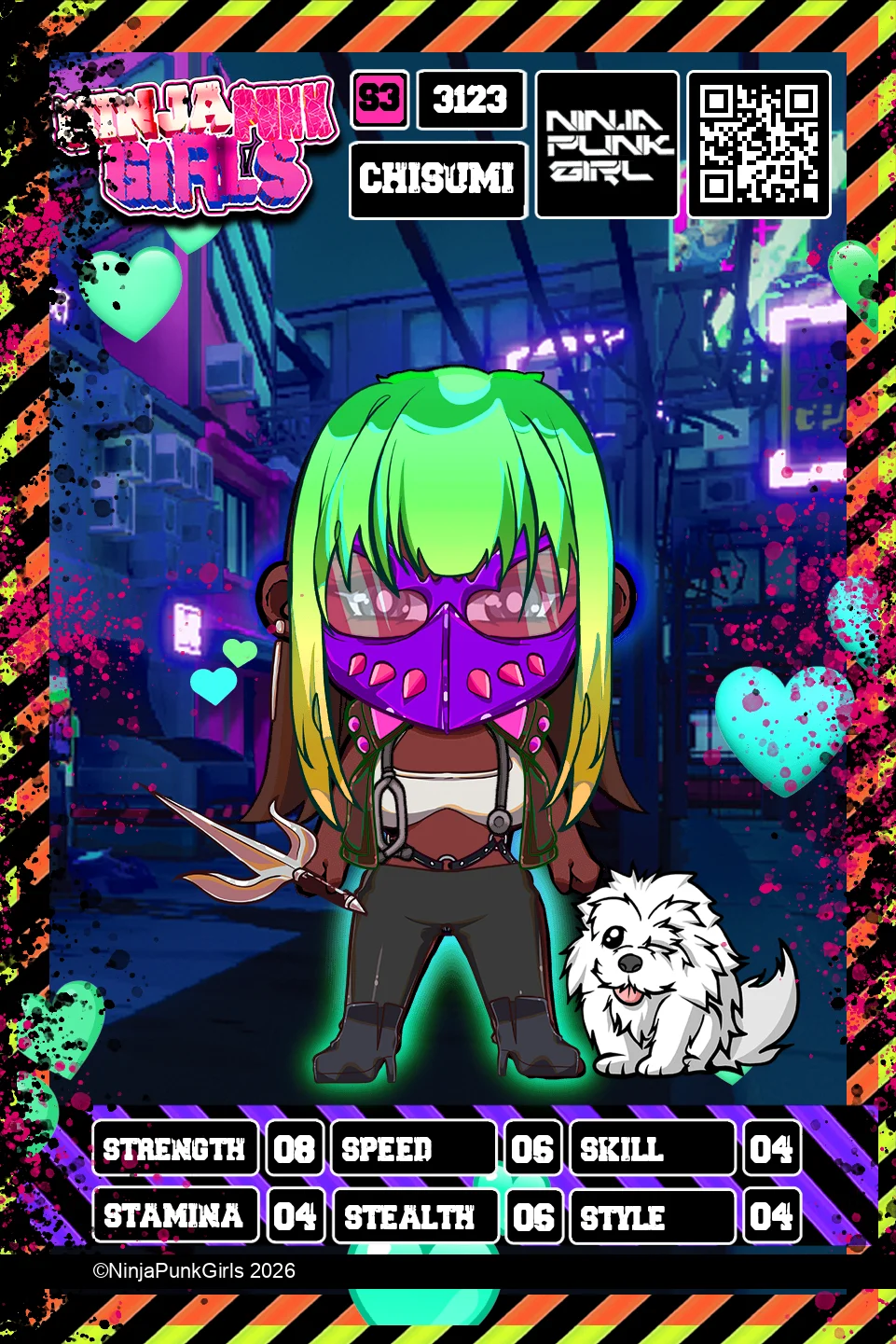 Rebuilt card #3123 Chisumi
