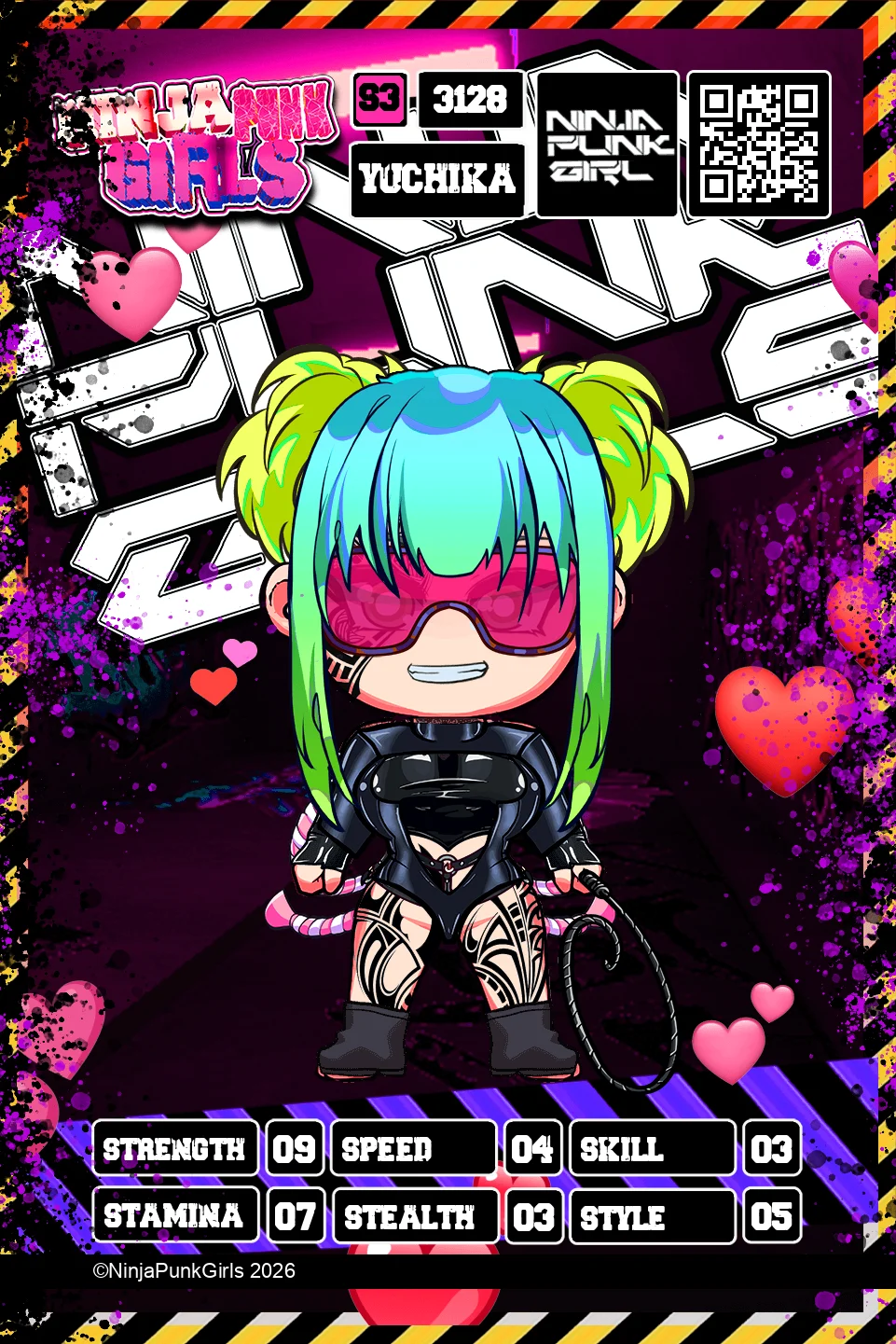 Rebuilt card #3128 Yuchika