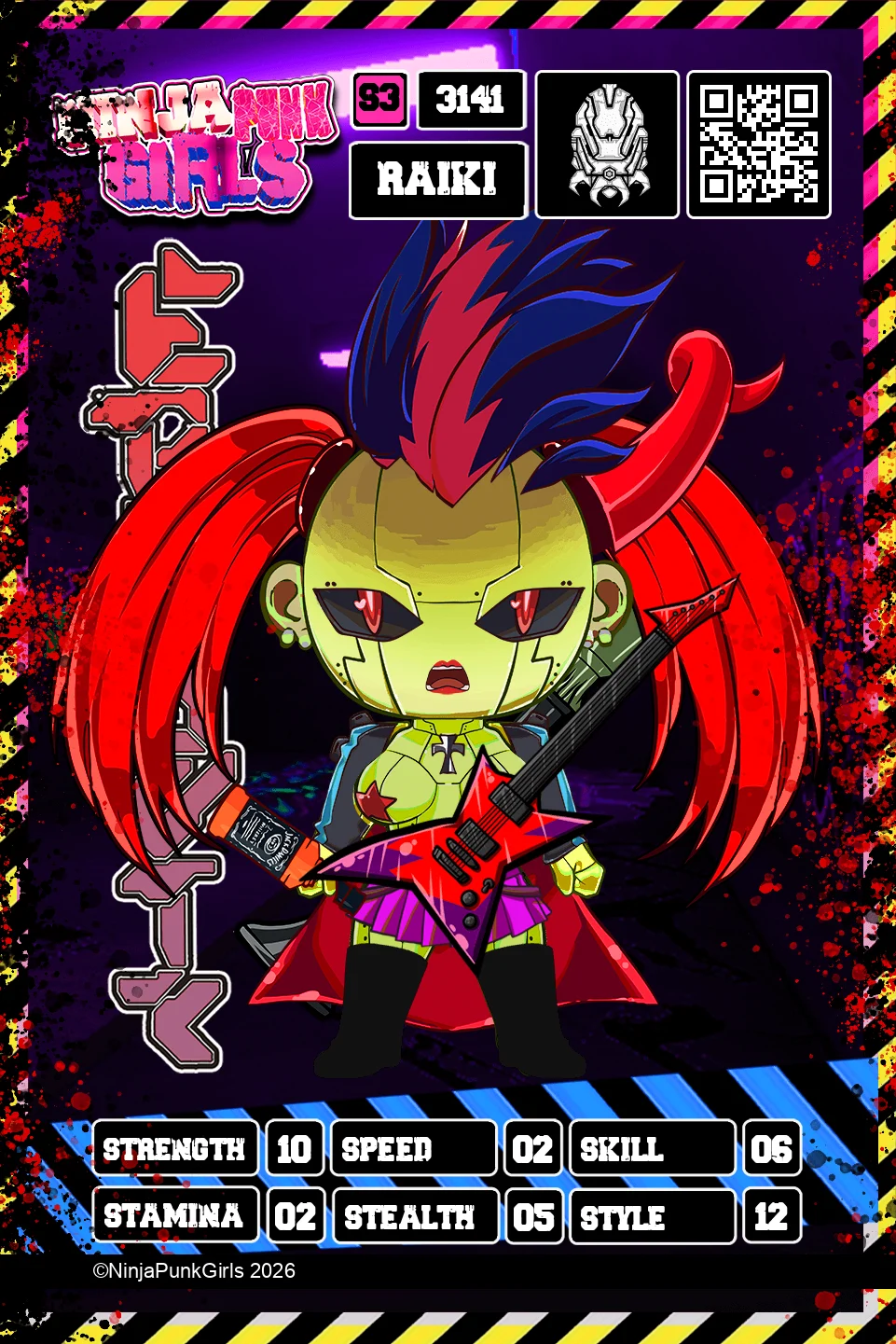Rebuilt card #3141 Raiki
