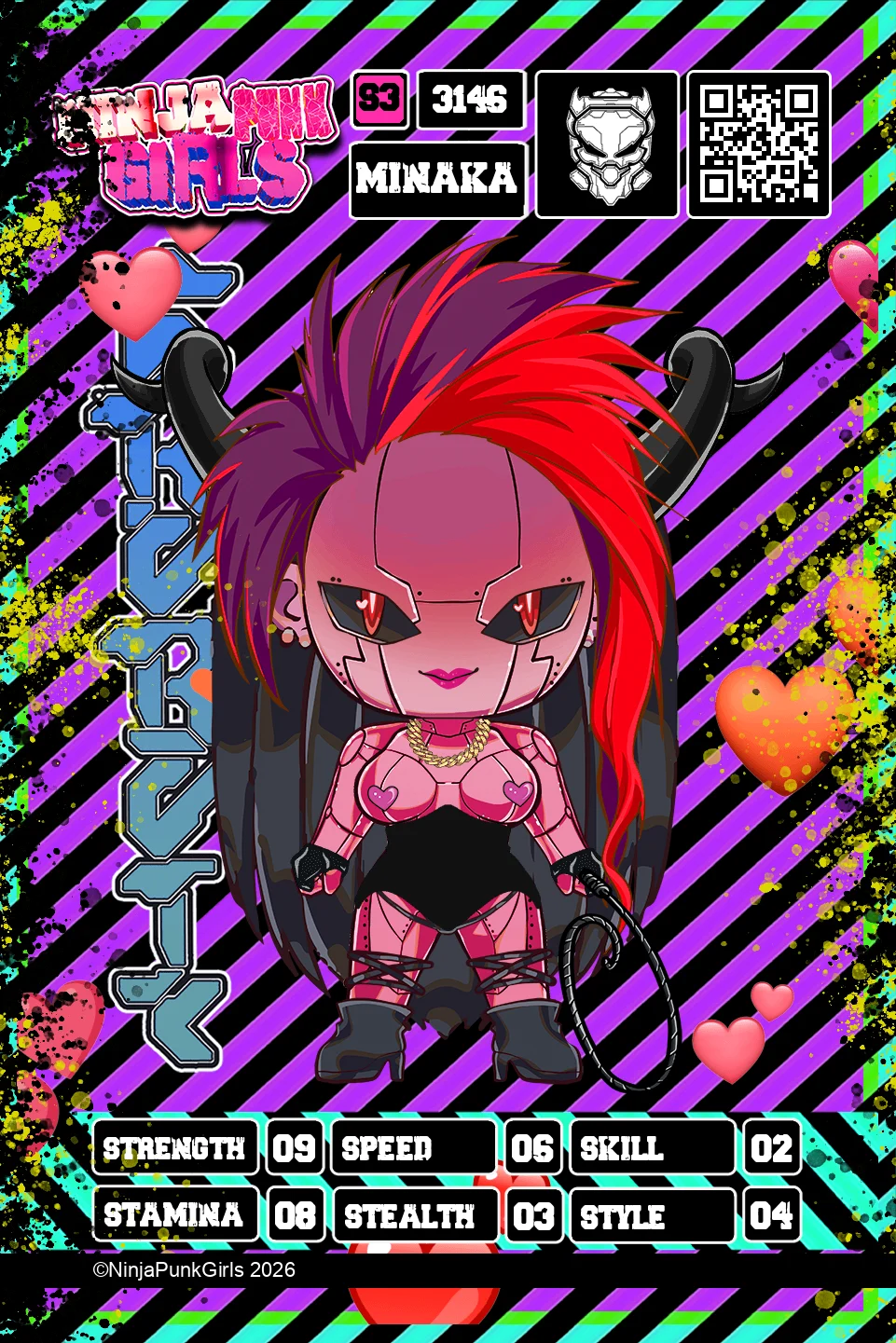Rebuilt card #3146 Minaka