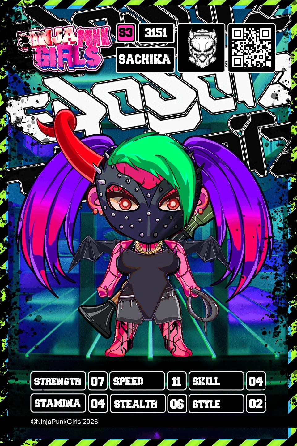 Rebuilt card #3151 Sachika