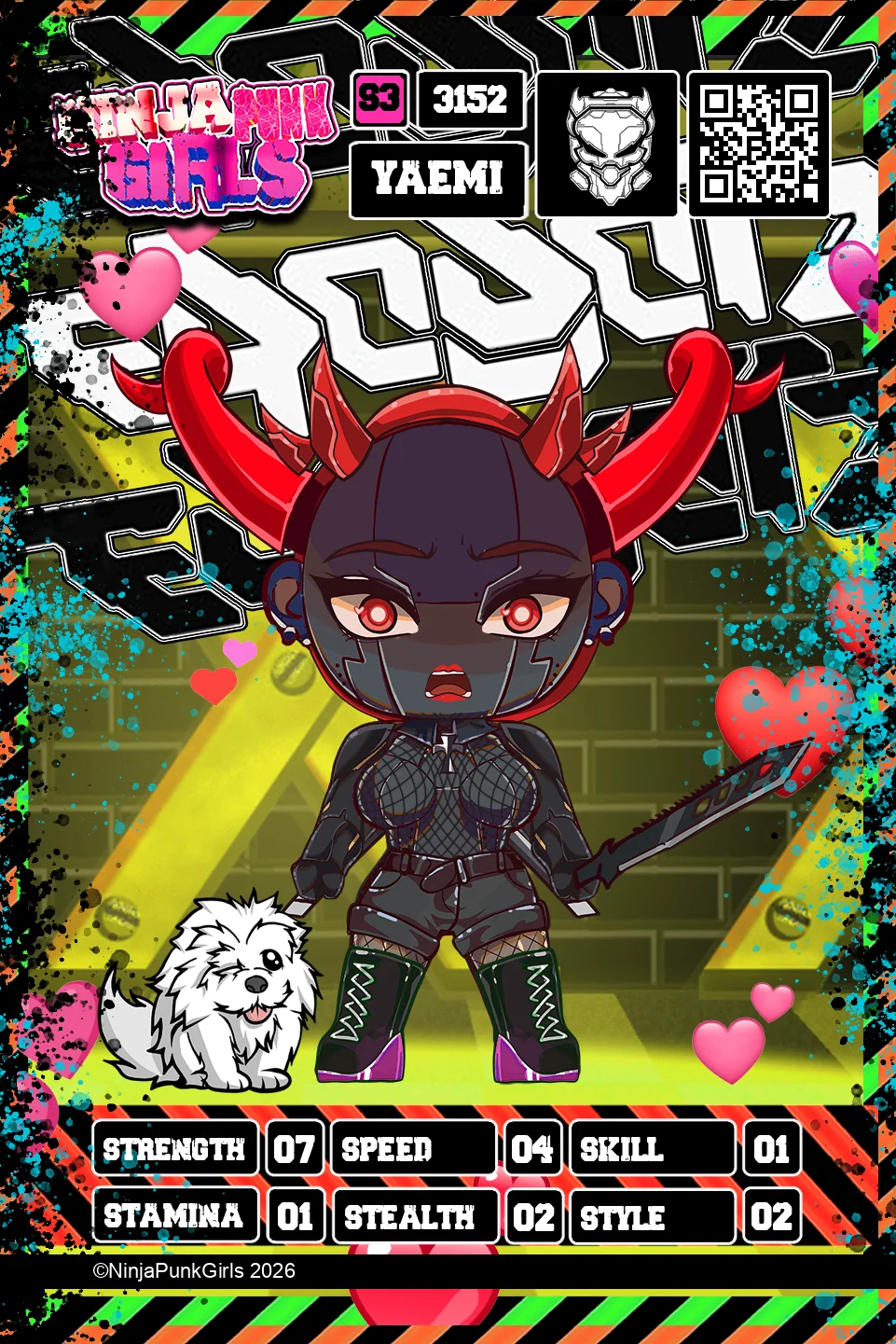 Rebuilt card #3152 Yaemi