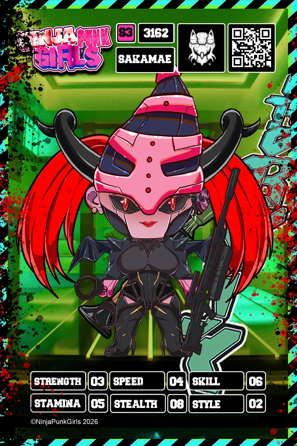 Rebuilt card #3162 Sakamae