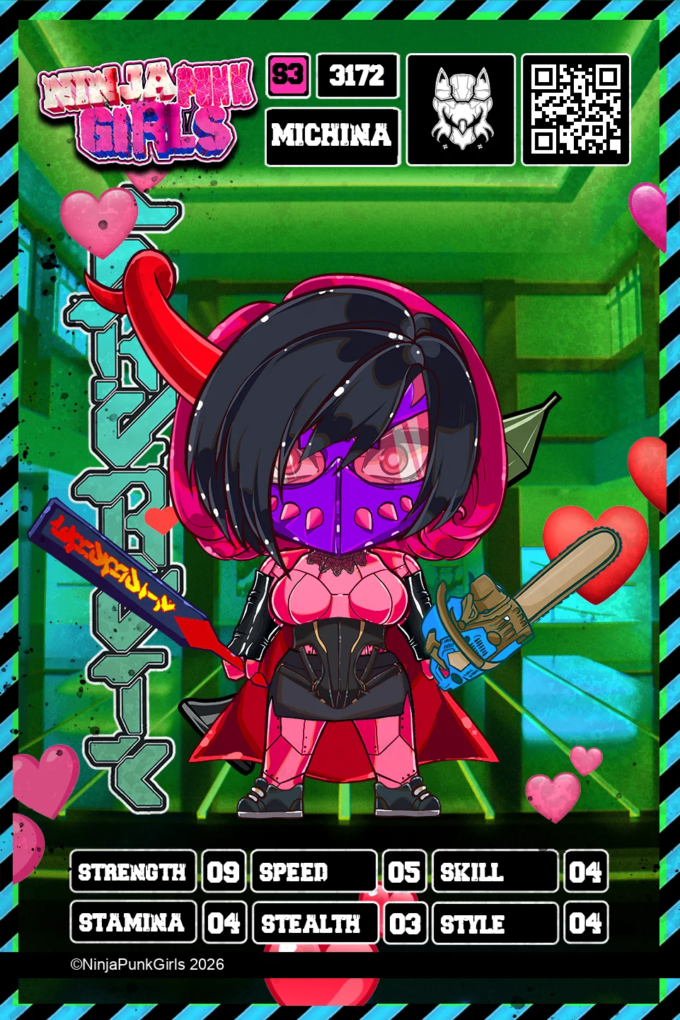 Rebuilt card #3172 Michina