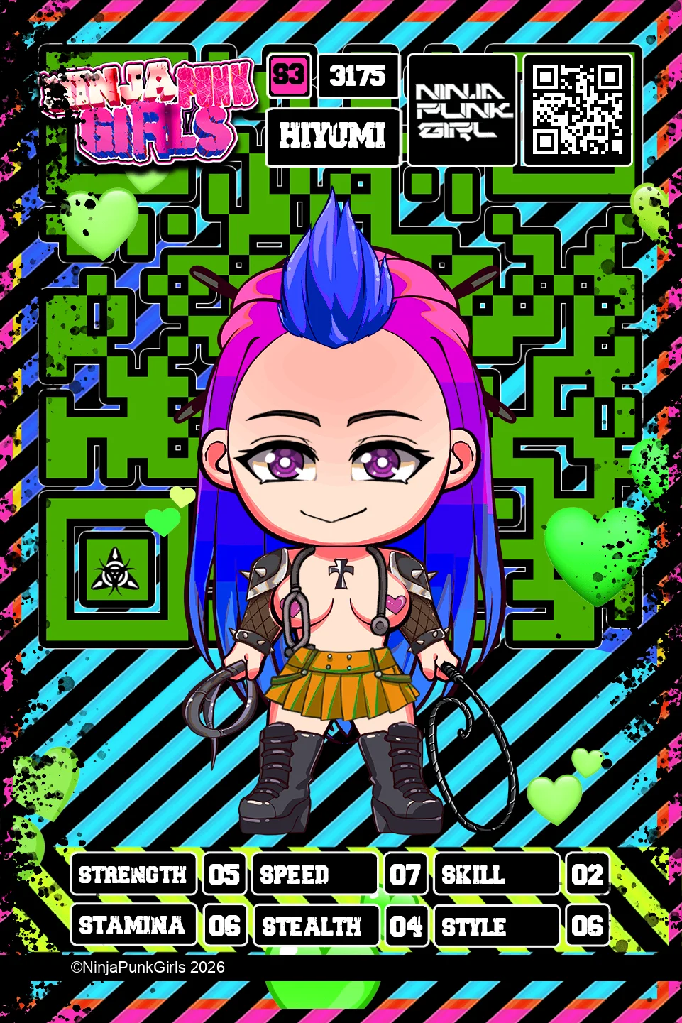 Rebuilt card #3175 Hiyumi
