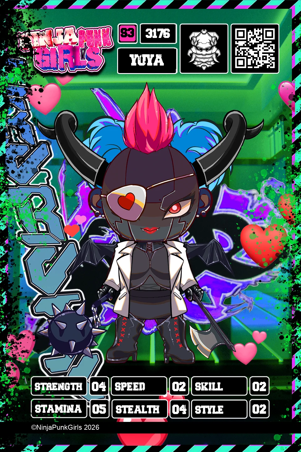 Rebuilt card #3176 Yuya