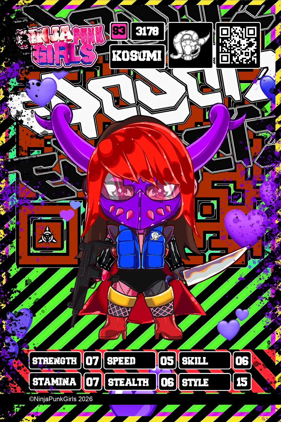 Rebuilt card #3178 Kosumi