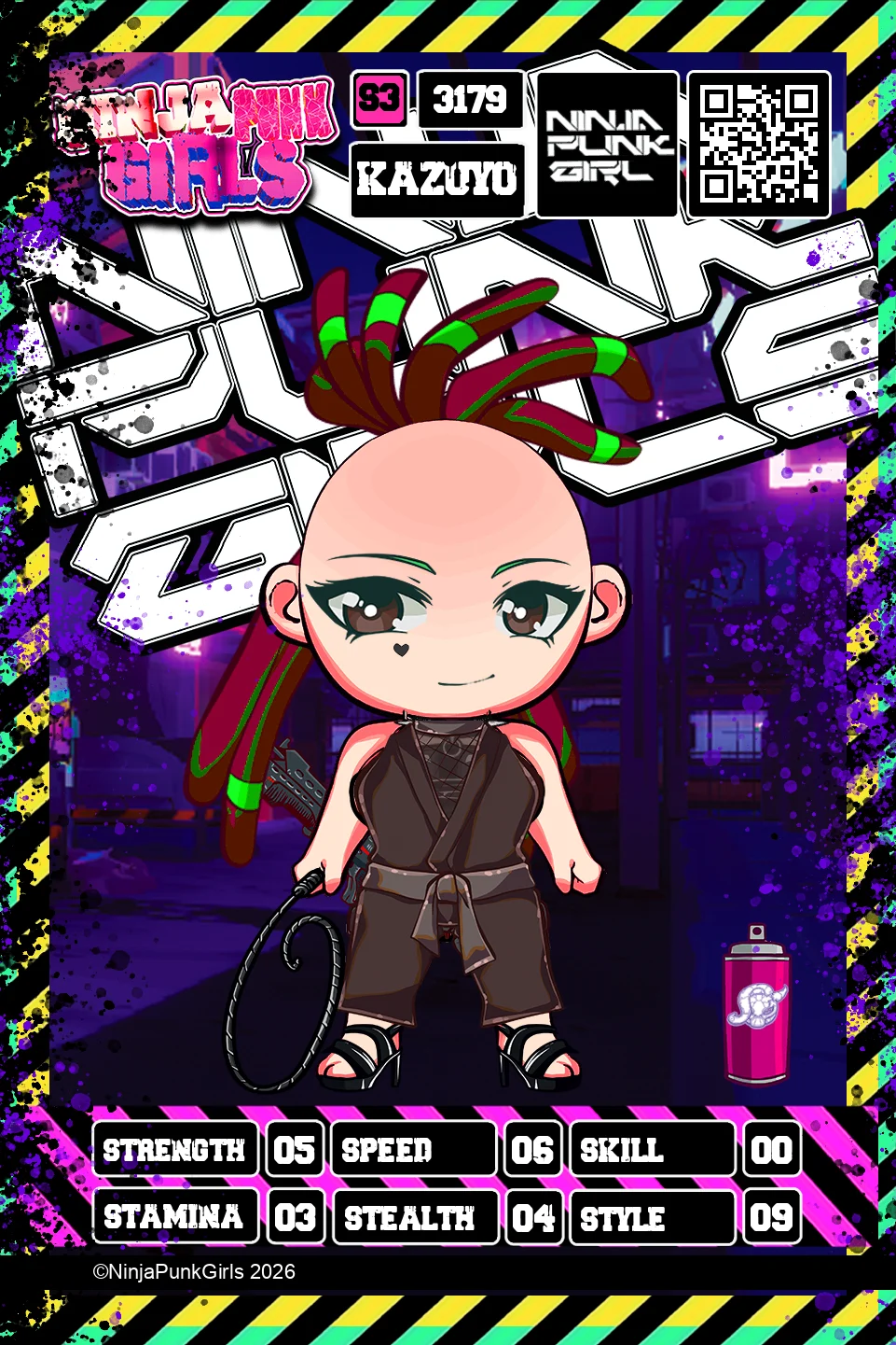 Rebuilt card #3179 Kazuyo