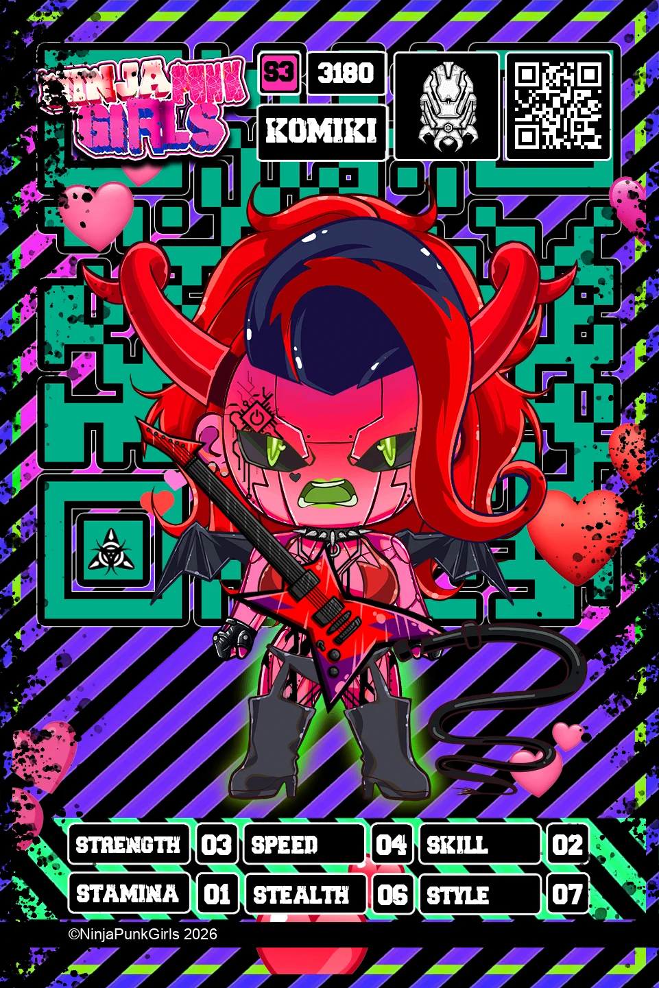 Rebuilt card #3180 Komiki