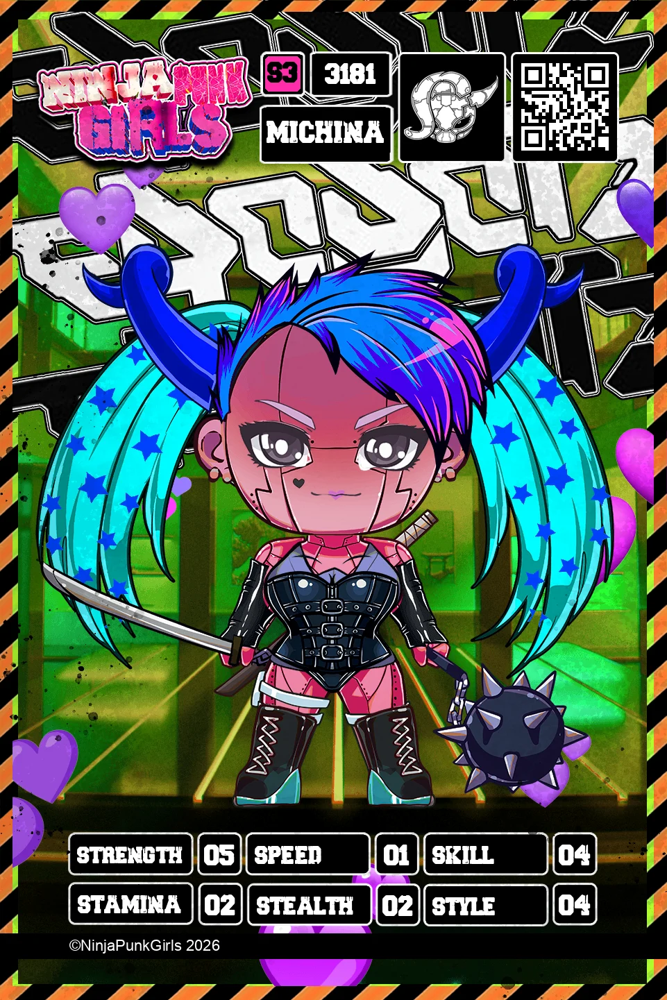 Rebuilt card #3181 Michina