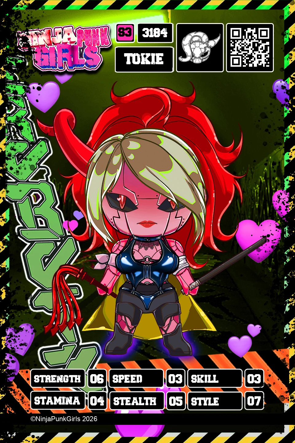 Rebuilt card #3184 Tokie