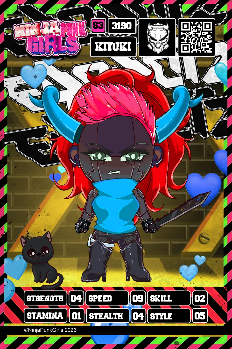 Rebuilt card #3190 Kiyuki