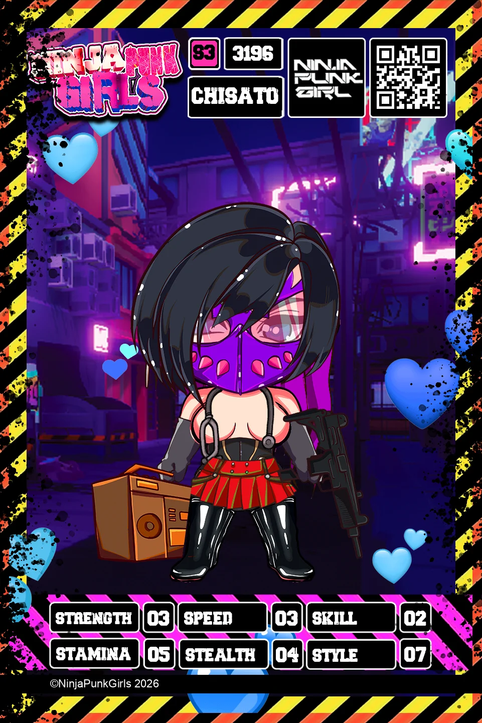 Rebuilt card #3196 Chisato