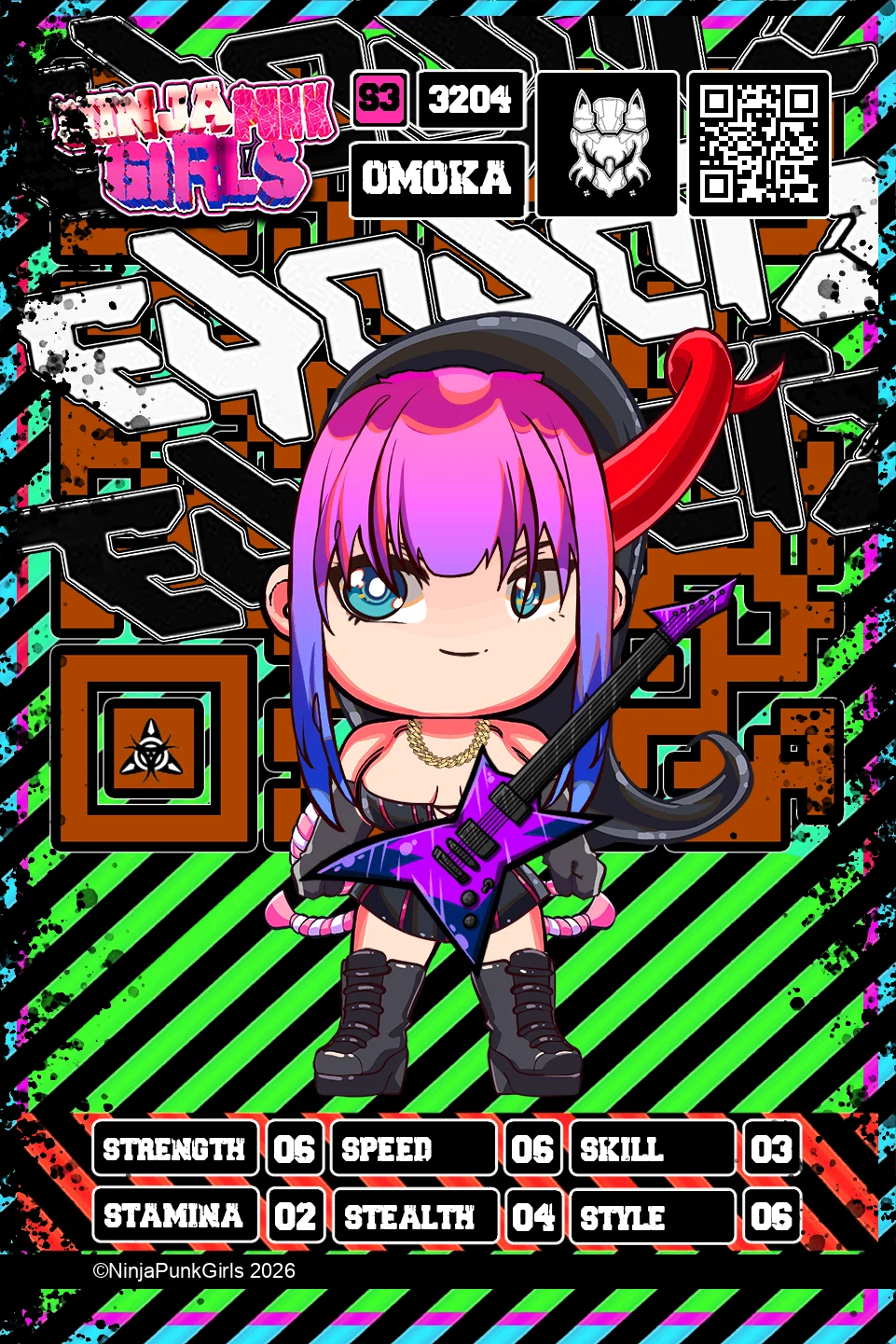 Rebuilt card #3204 Omoka