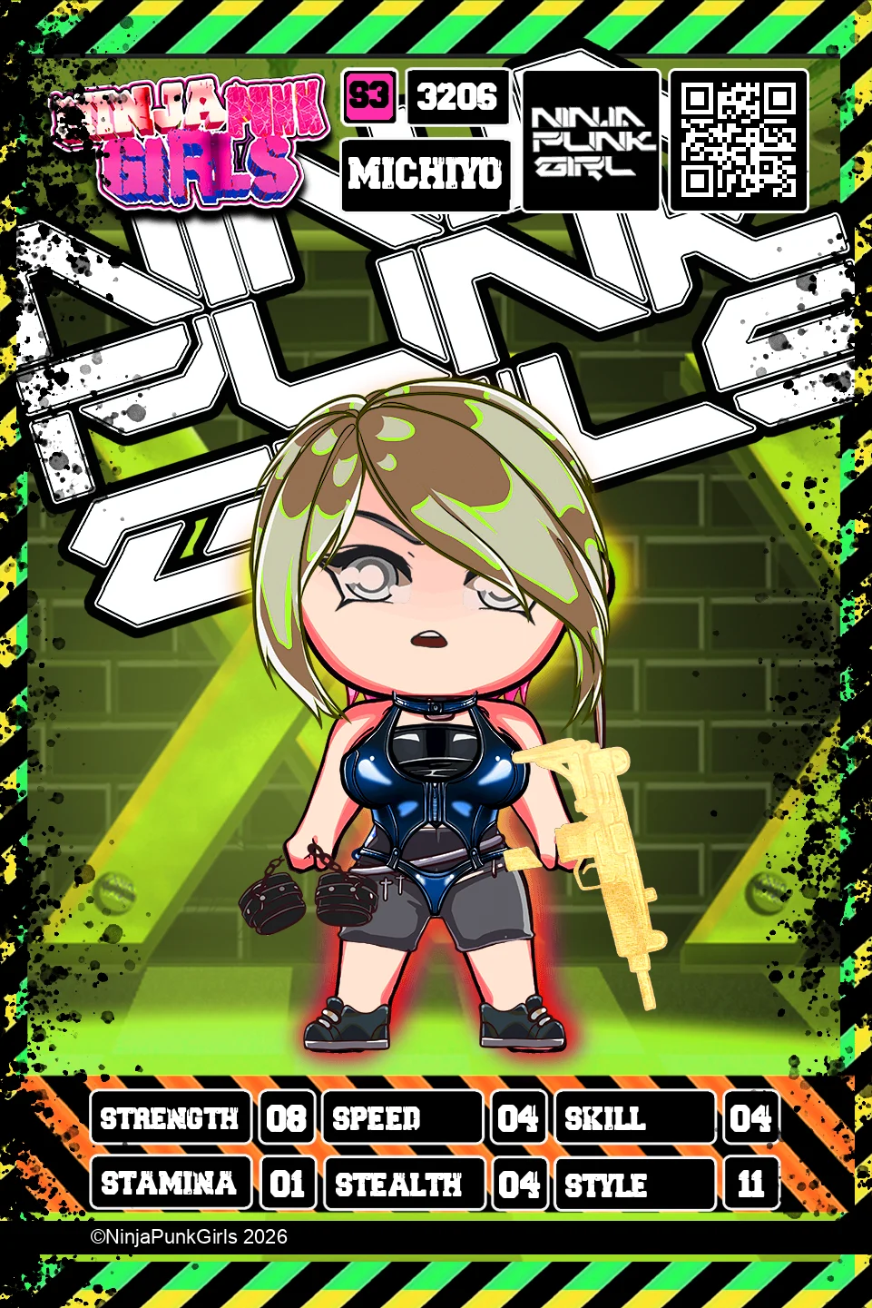 Rebuilt card #3206 Michiyo