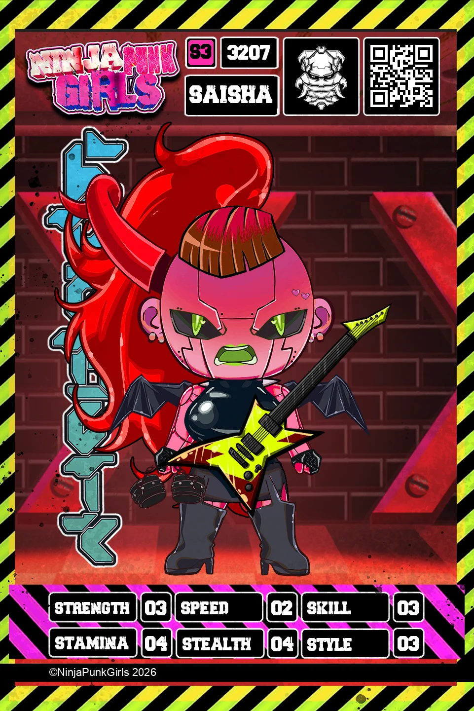 Rebuilt card #3207 Saisha