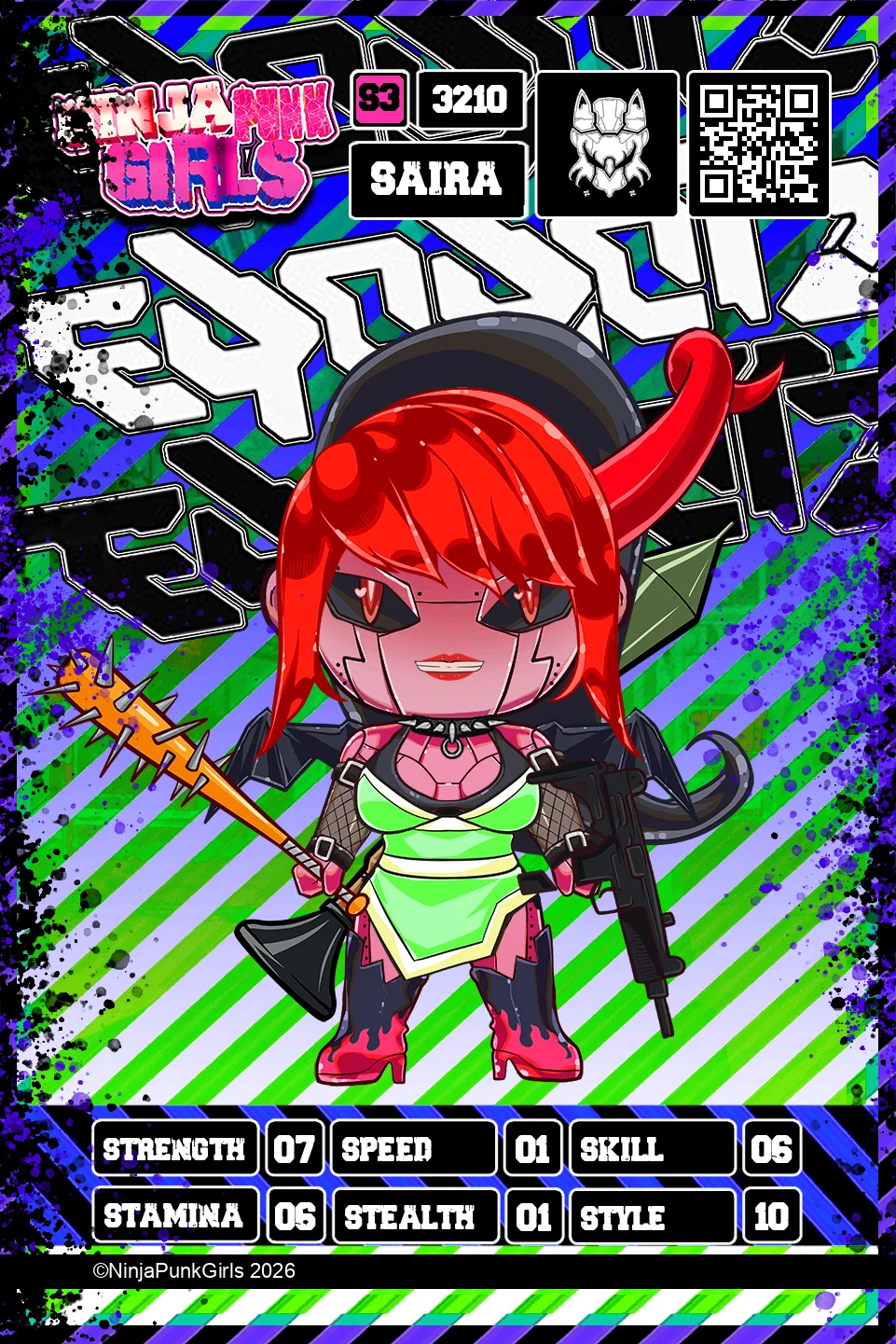 Rebuilt card #3210 Saira