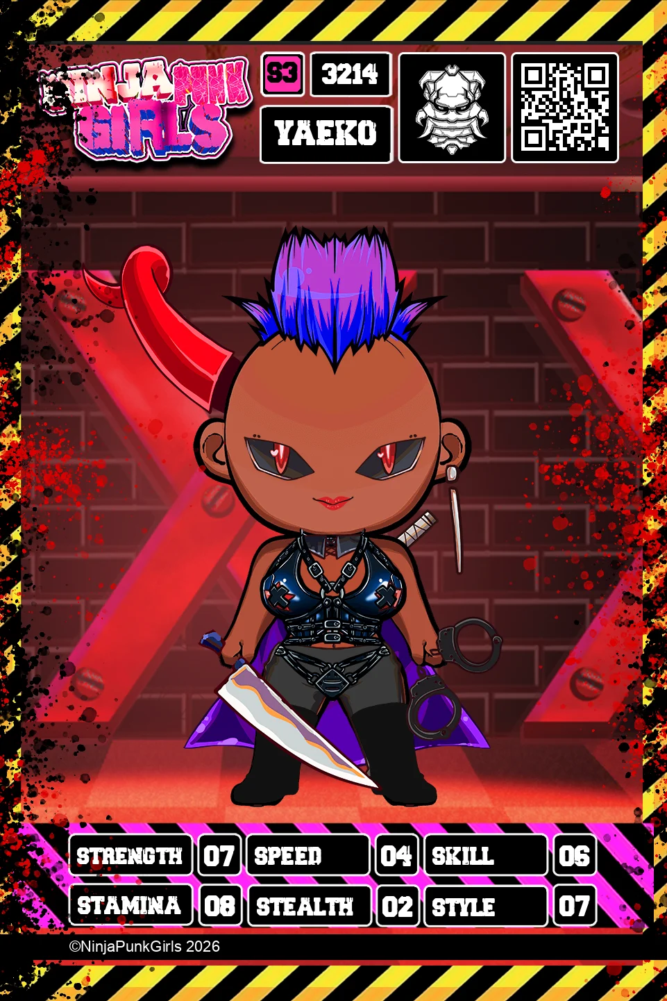 Rebuilt card #3214 Yaeko