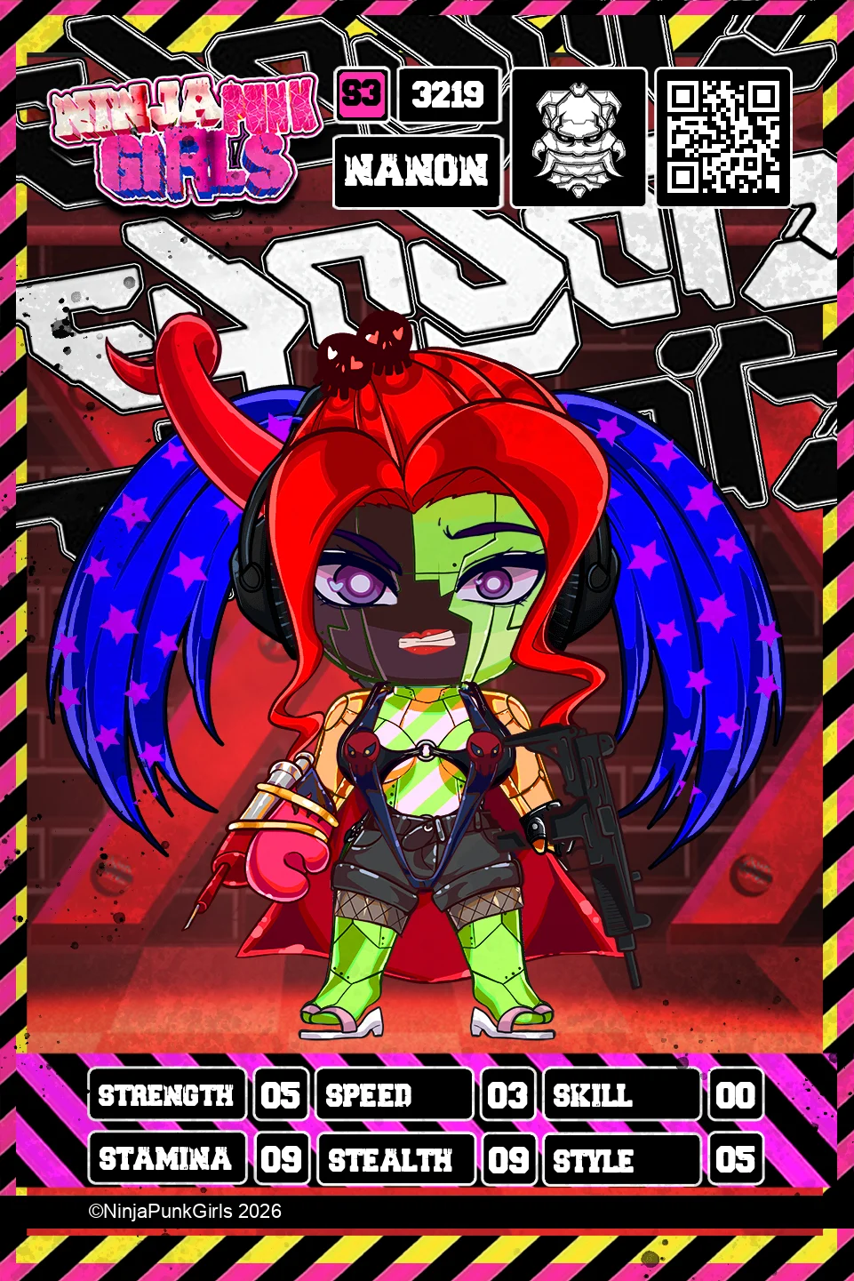 Rebuilt card #3219 Nanon