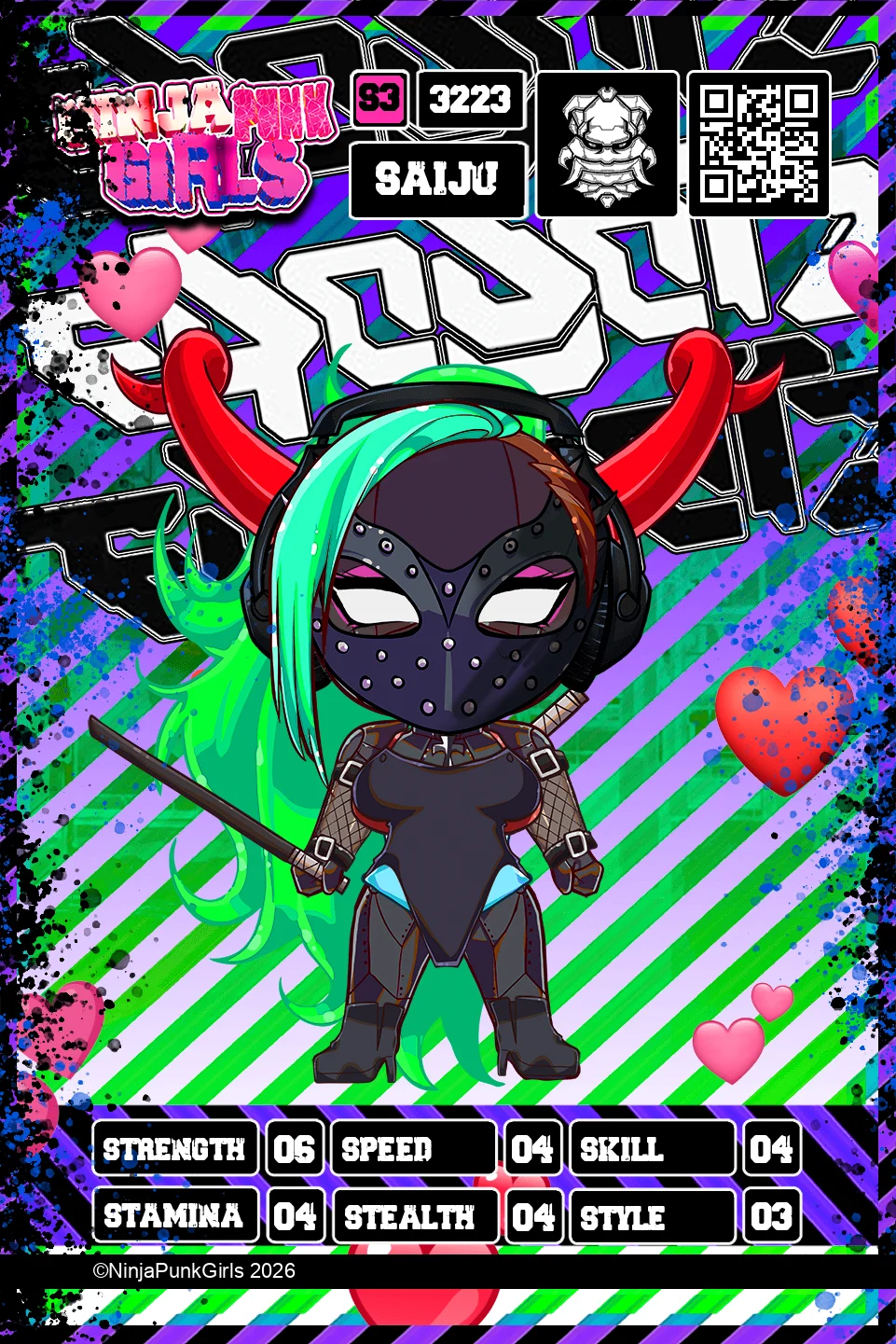 Rebuilt card #3223 Saiju