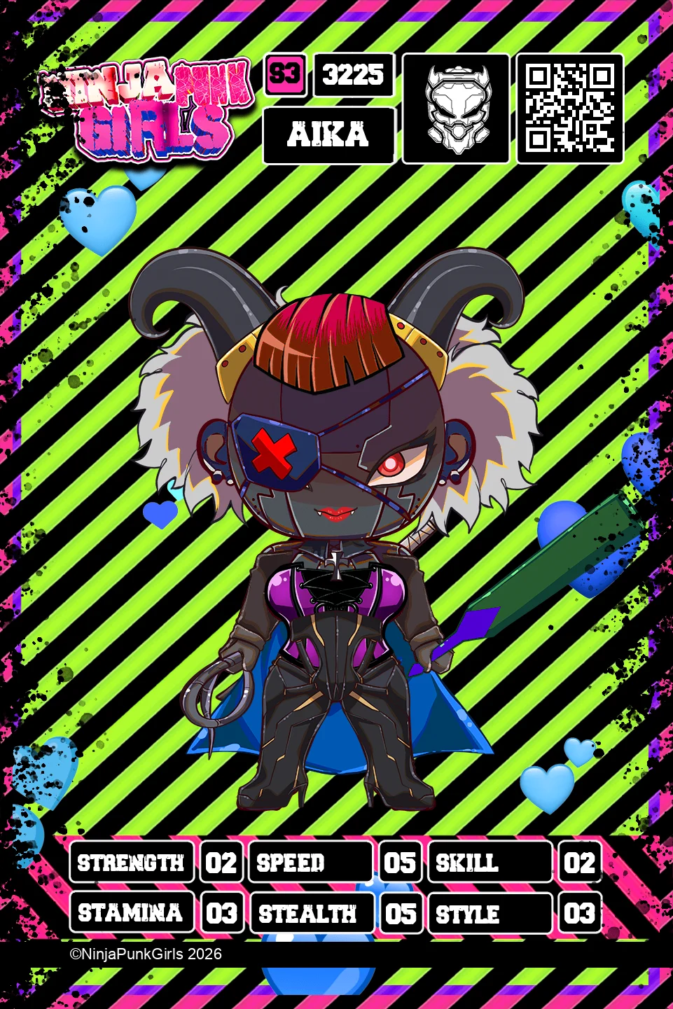 Rebuilt card #3225 Aika