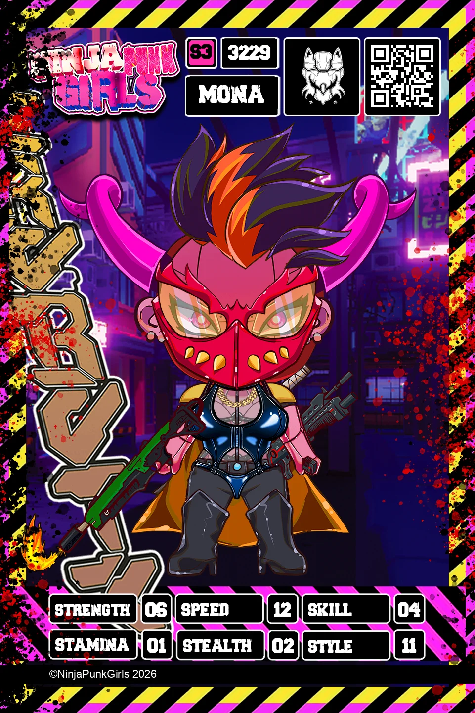 Rebuilt card #3229 Mona