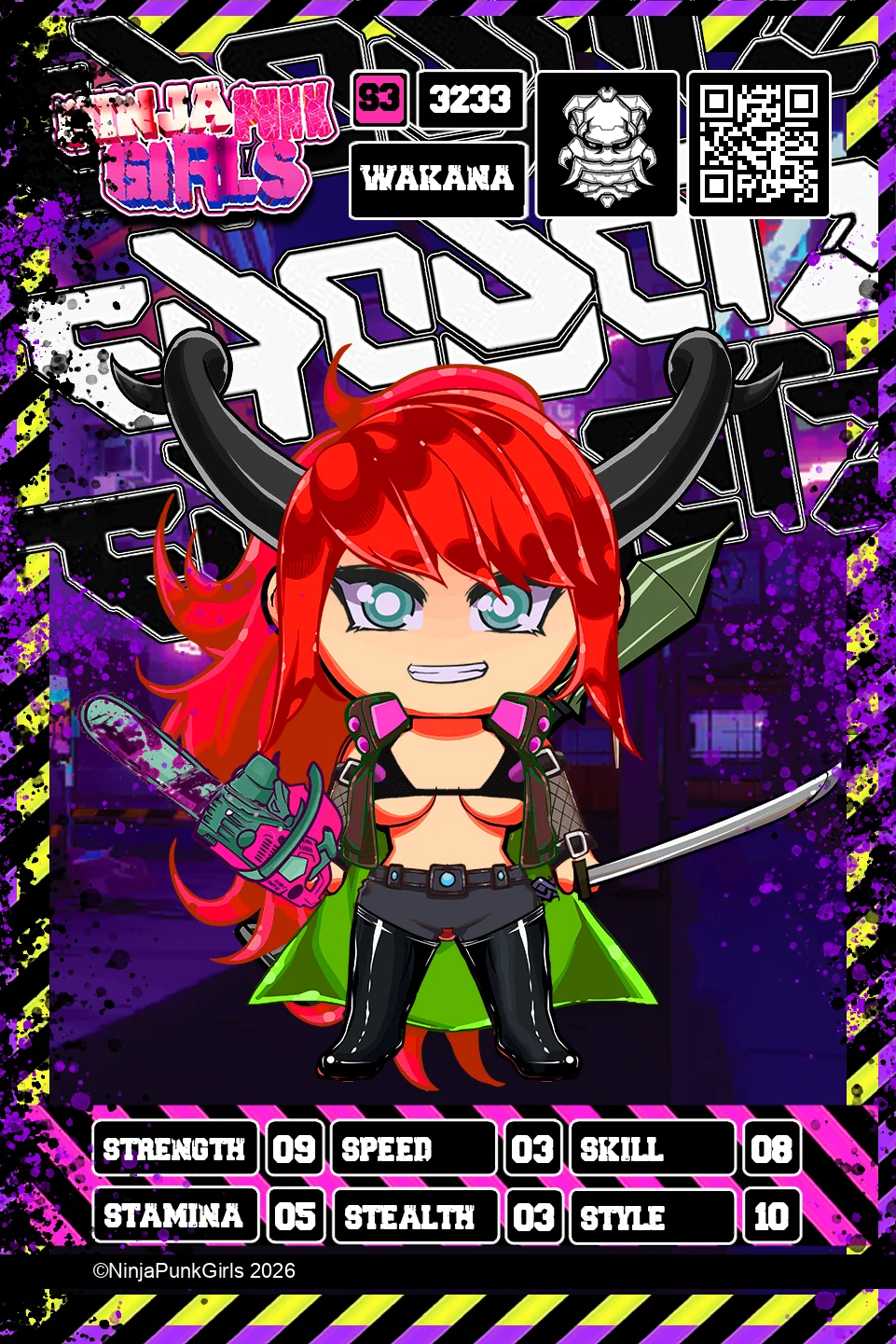Rebuilt card #3233 Wakana