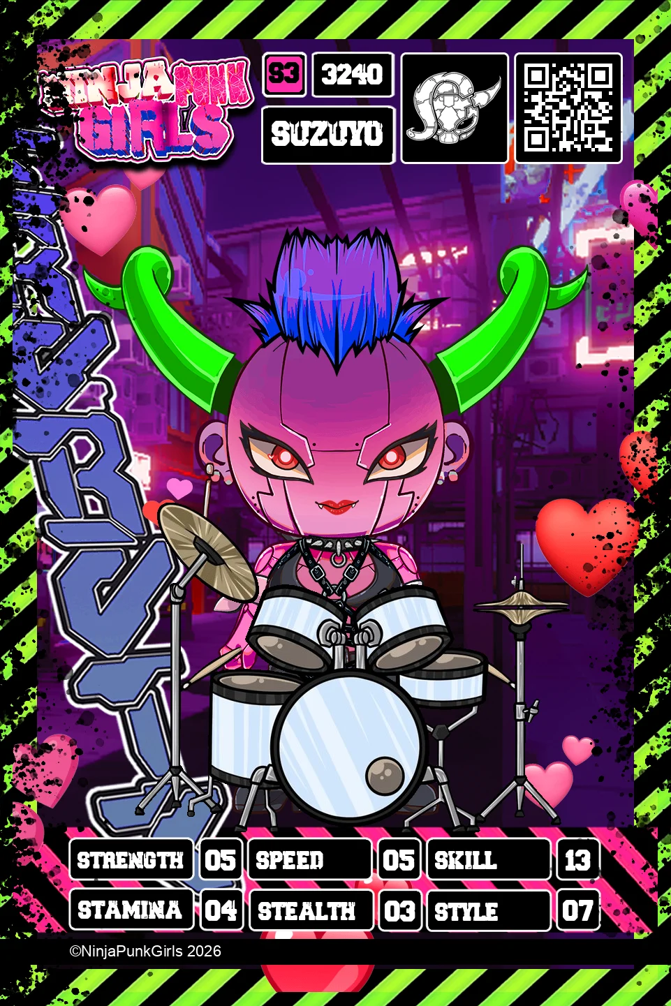 Rebuilt card #3240 Suzuyo