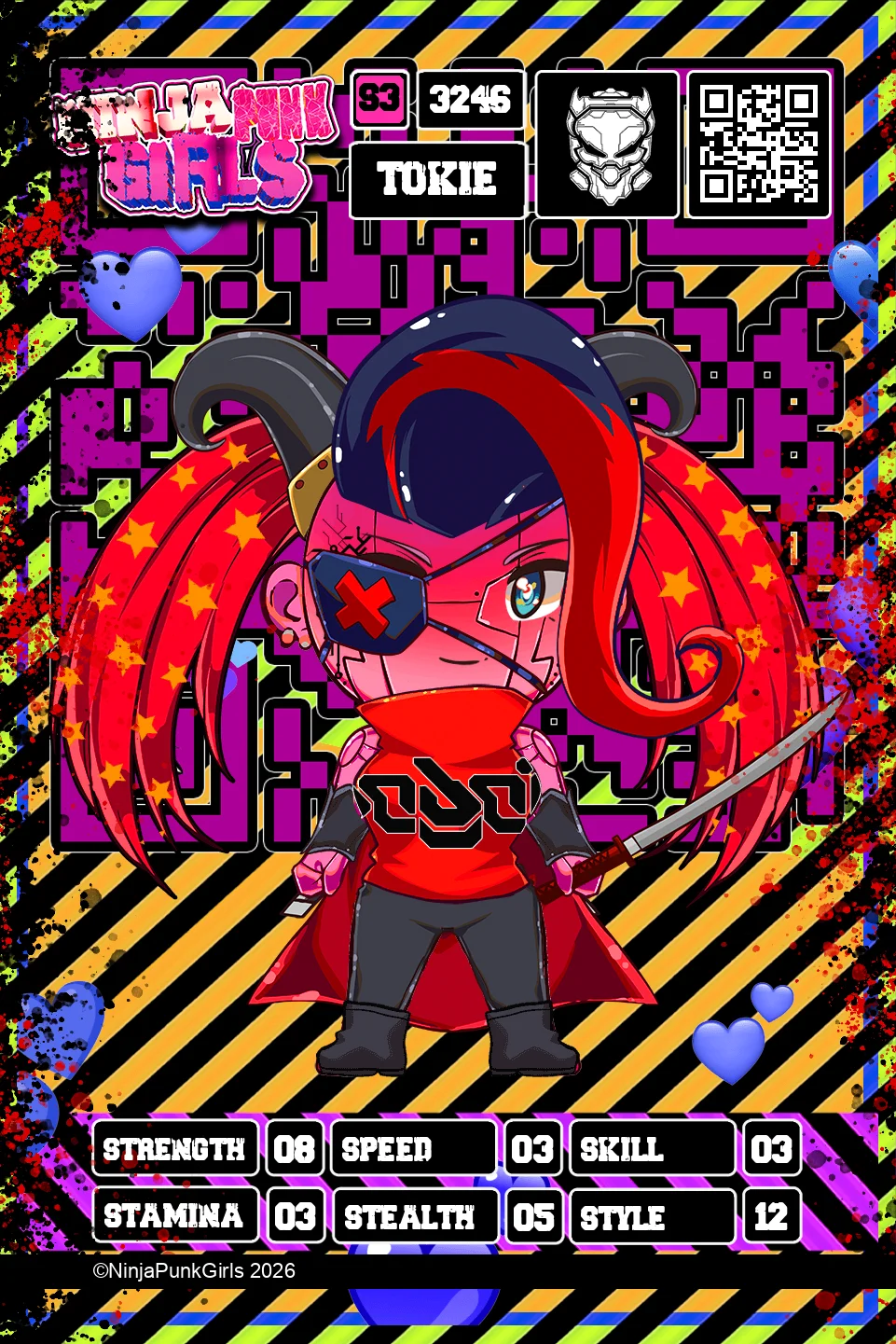 Rebuilt card #3246 Tokie