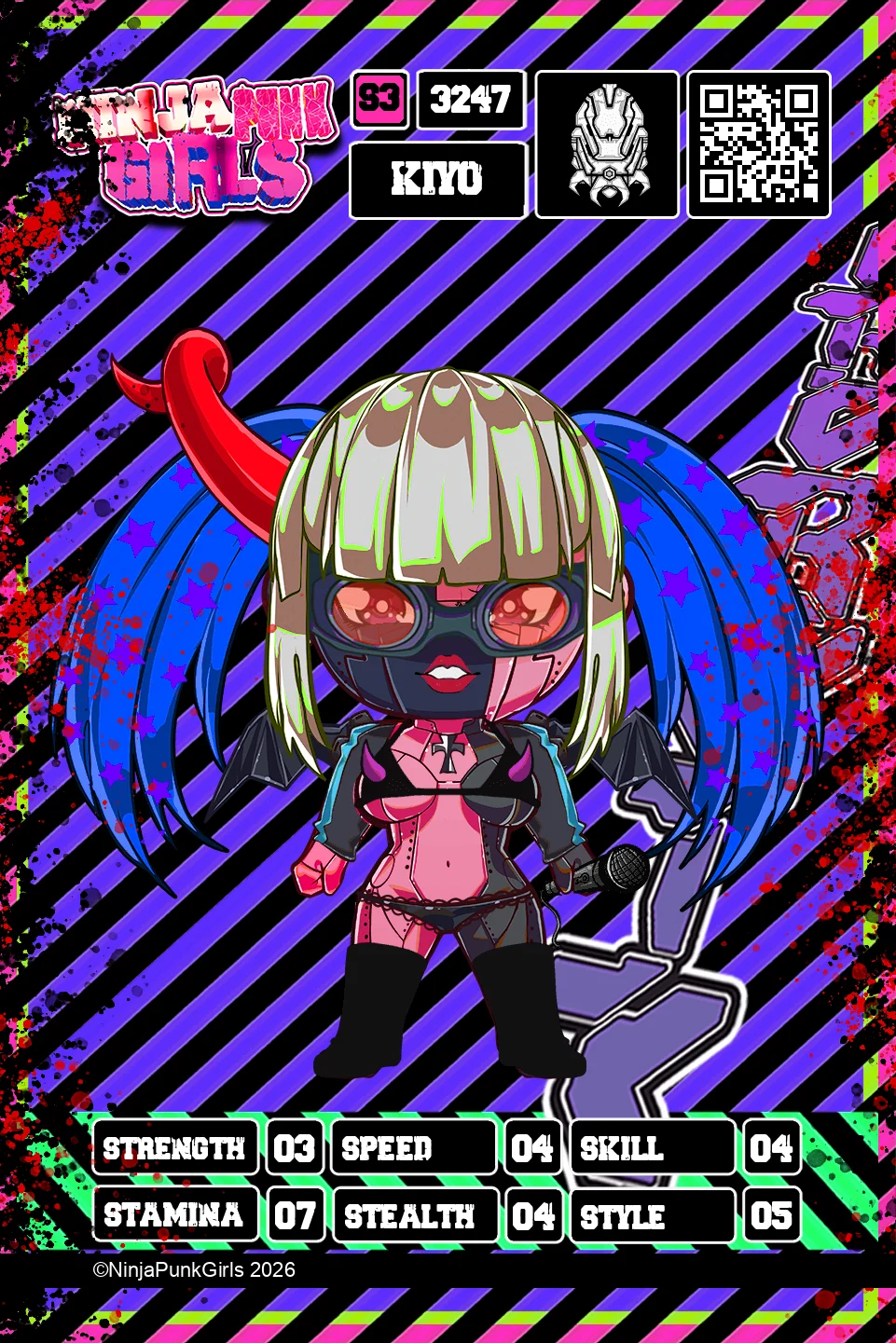 Rebuilt card #3247 Kiyo