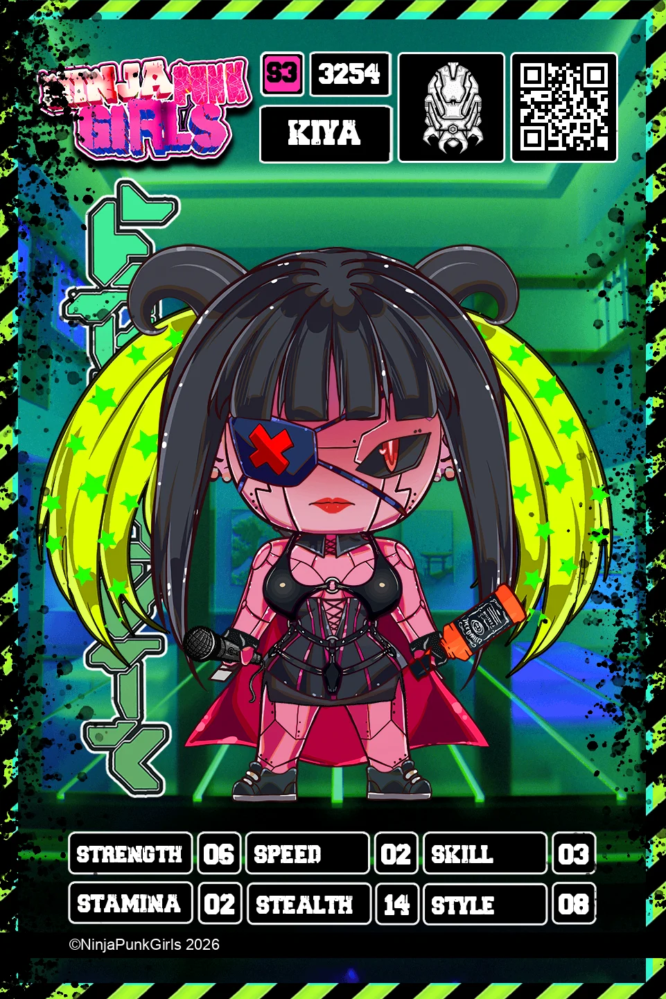 Rebuilt card #3254 Kiya