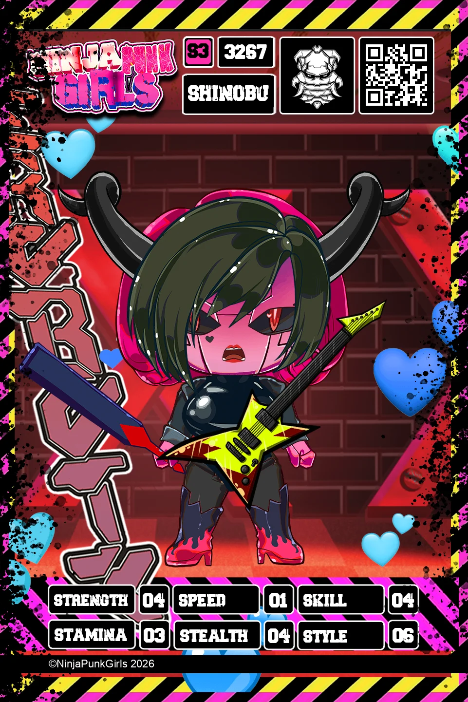 Rebuilt card #3267 Shinobu