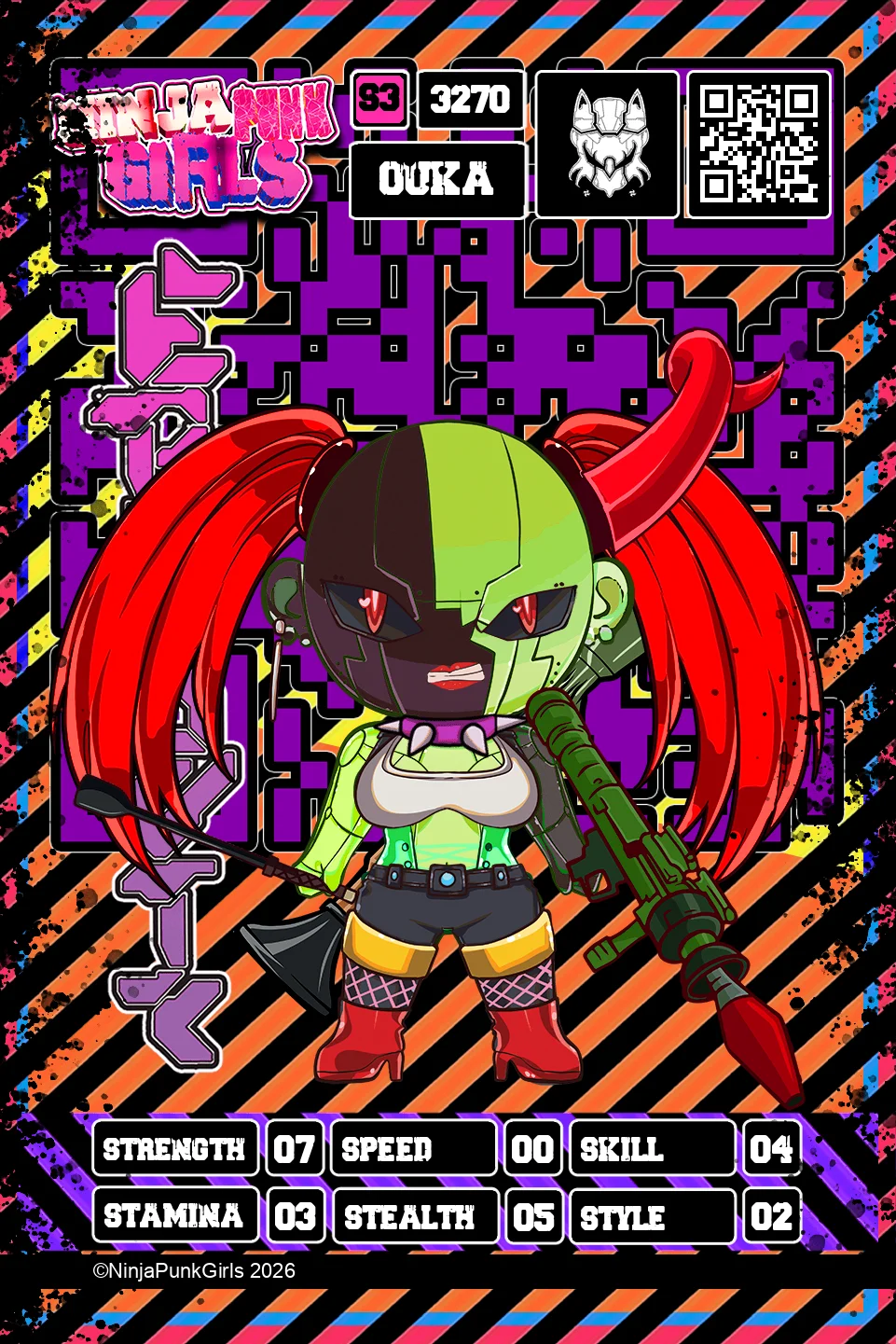 Rebuilt card #3270 Ouka