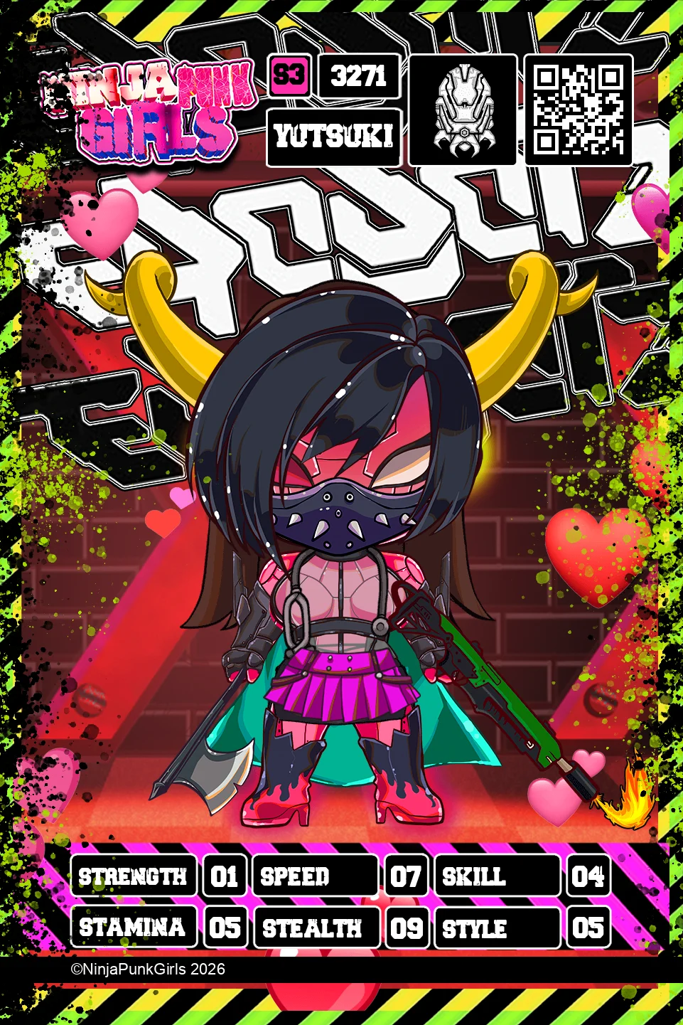 Rebuilt card #3271 Yutsuki