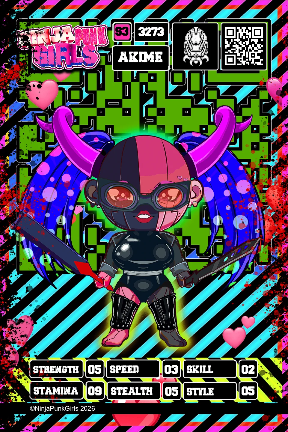 Rebuilt card #3273 Akime