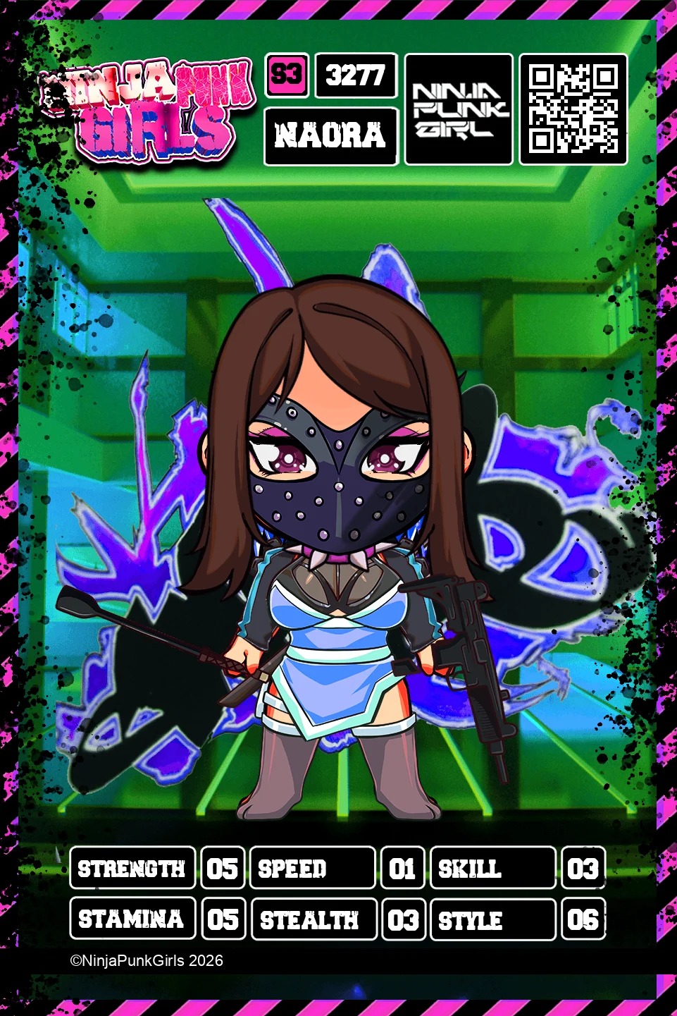 Rebuilt card #3277 Naora