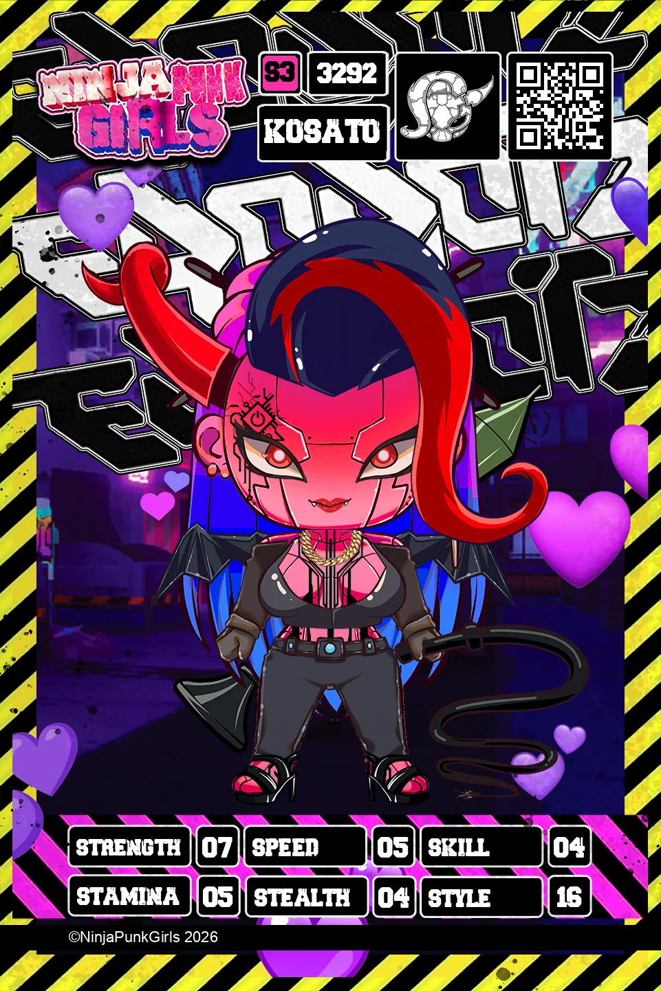 Rebuilt card #3292 Kosato