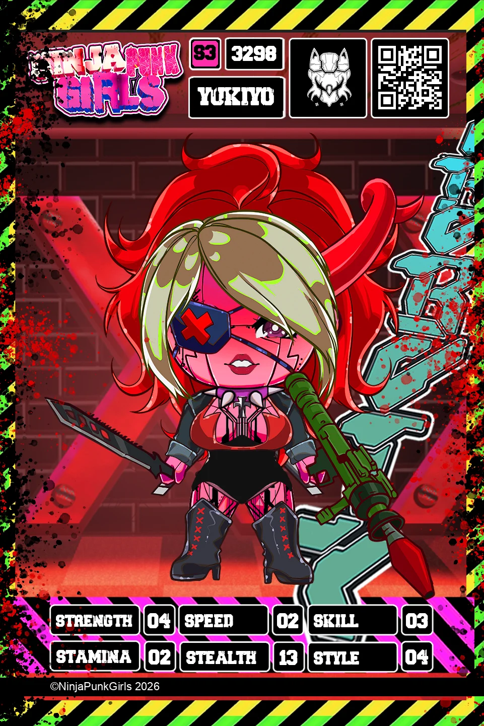 Rebuilt card #3298 Yukiyo