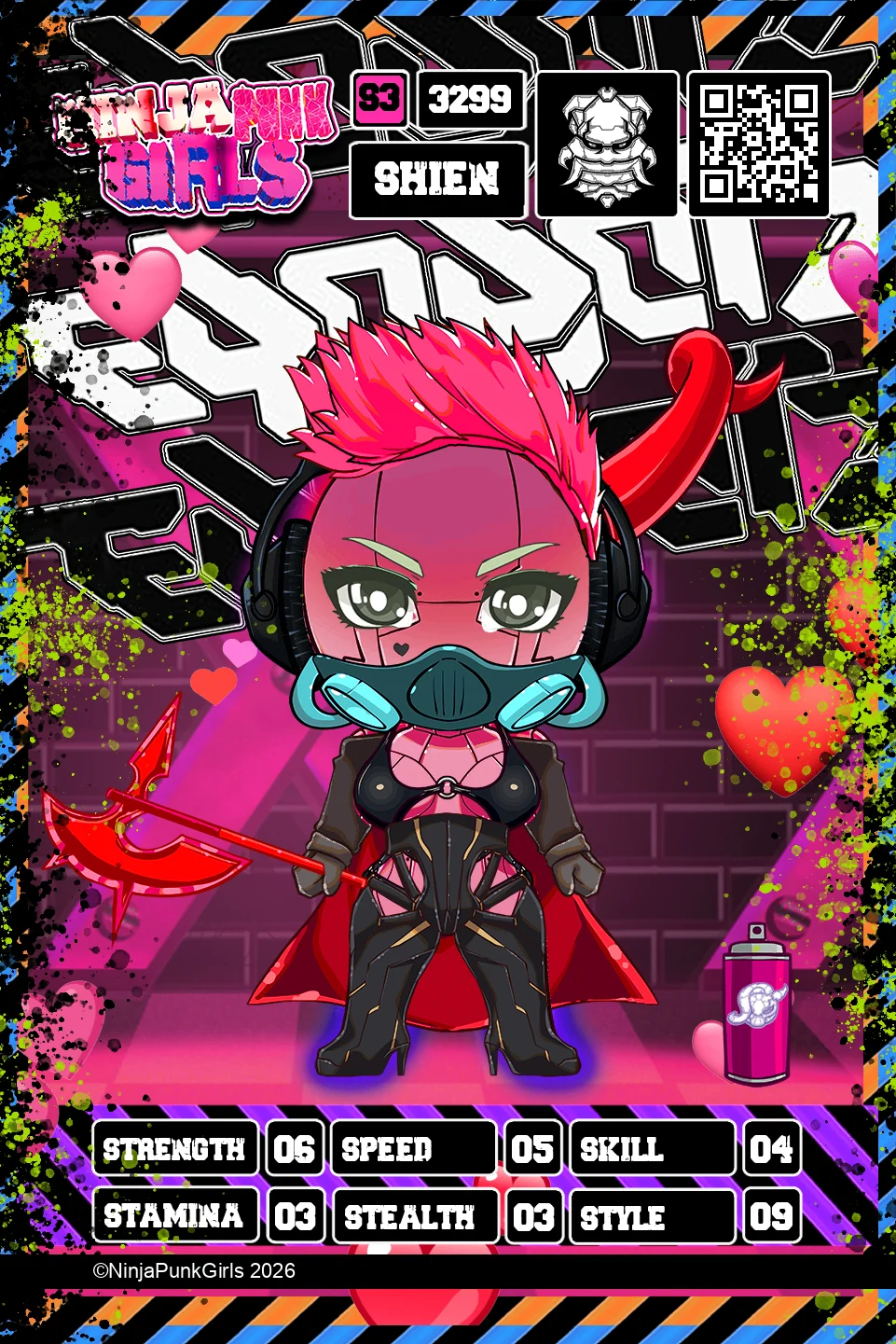 Rebuilt card #3299 Shien