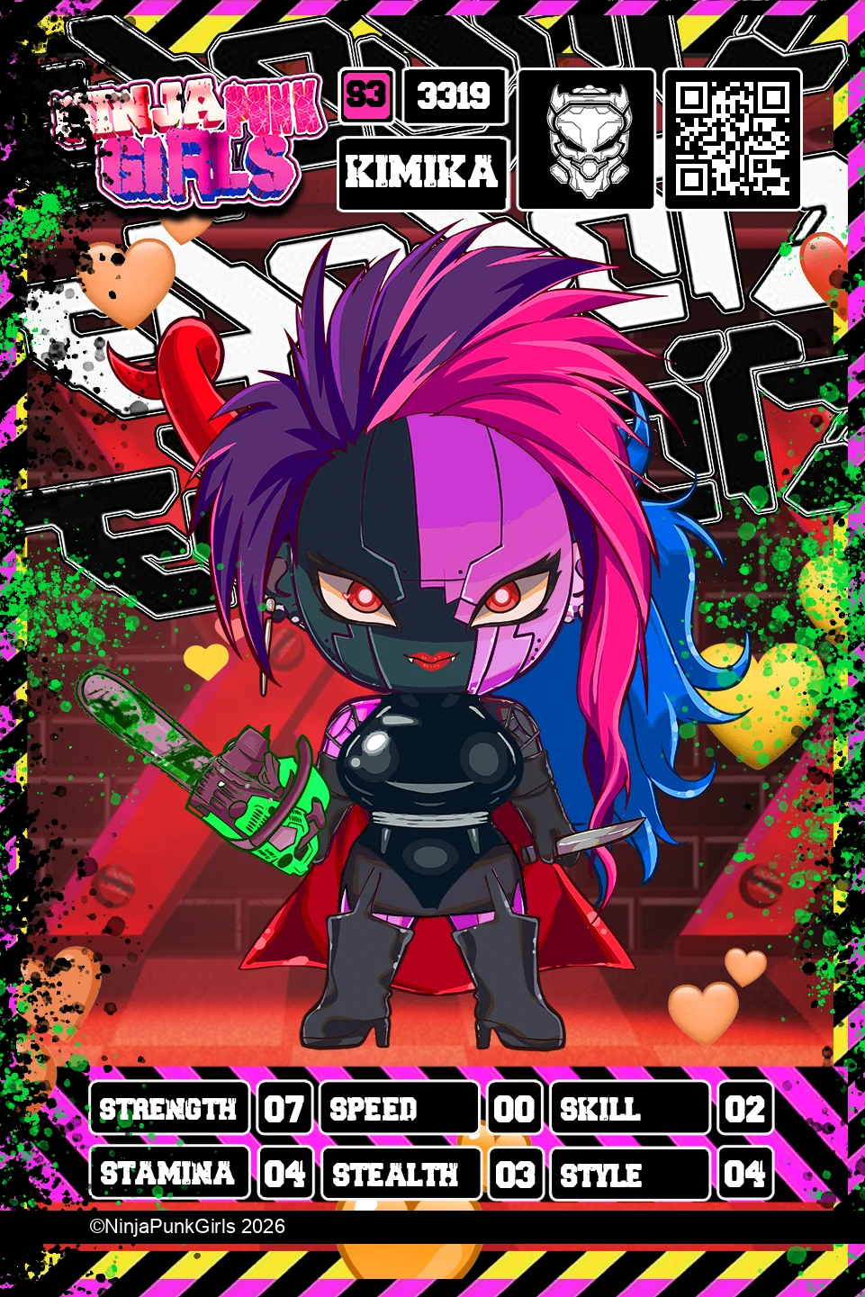 Rebuilt card #3319 Kimika
