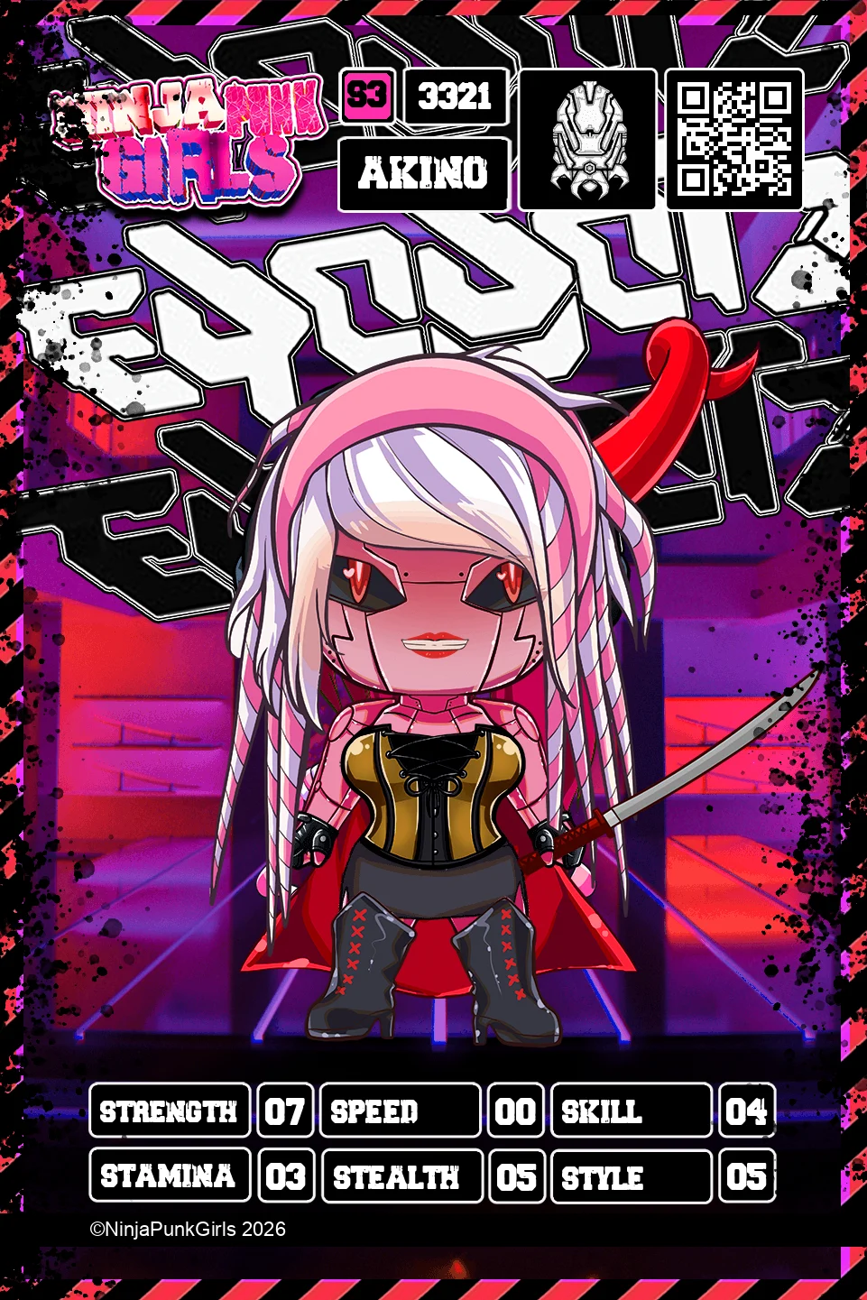 Rebuilt card #3321 Akino
