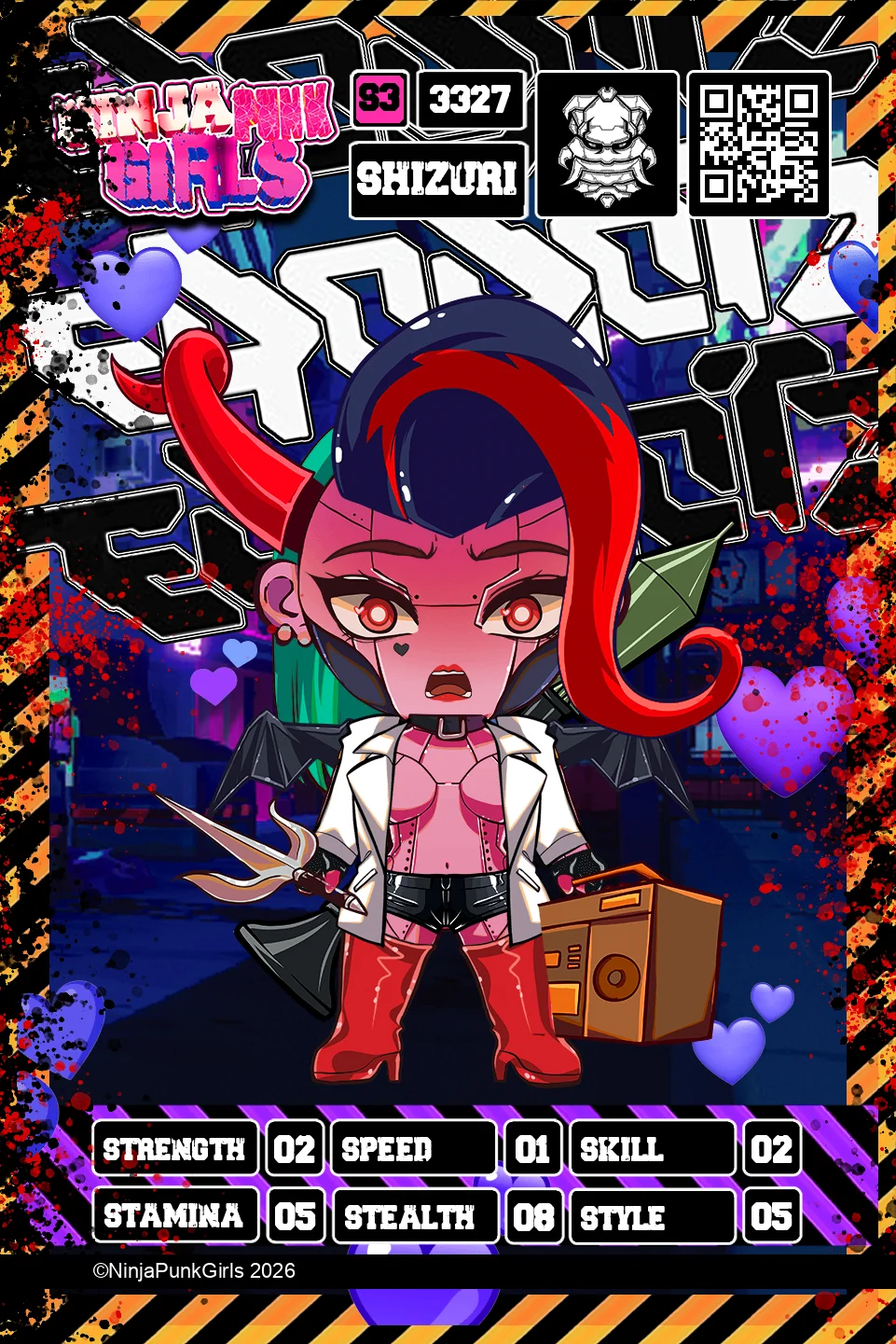 Rebuilt card #3327 Shizuri